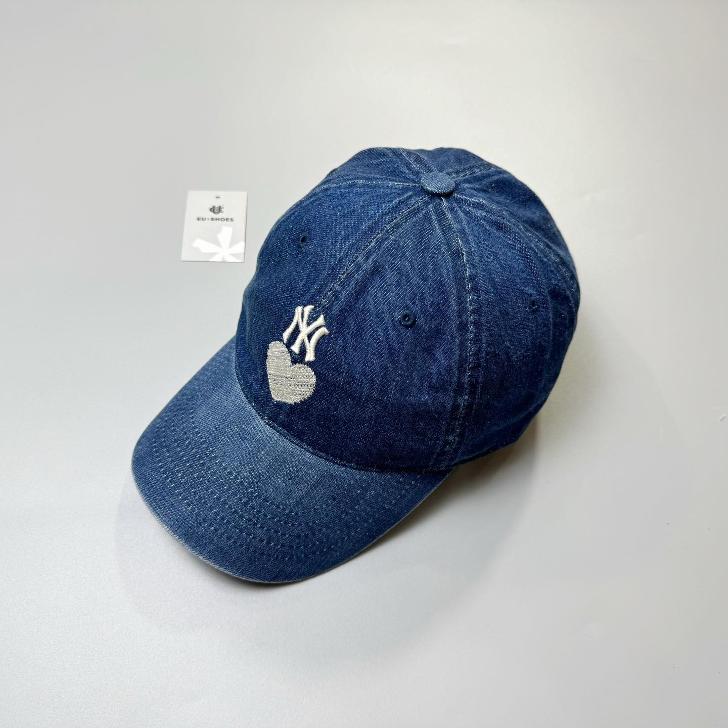 Phụ Kiện Chính Hãng - Mũ MLB Logo NY Heart 'Navy' - MLB-007