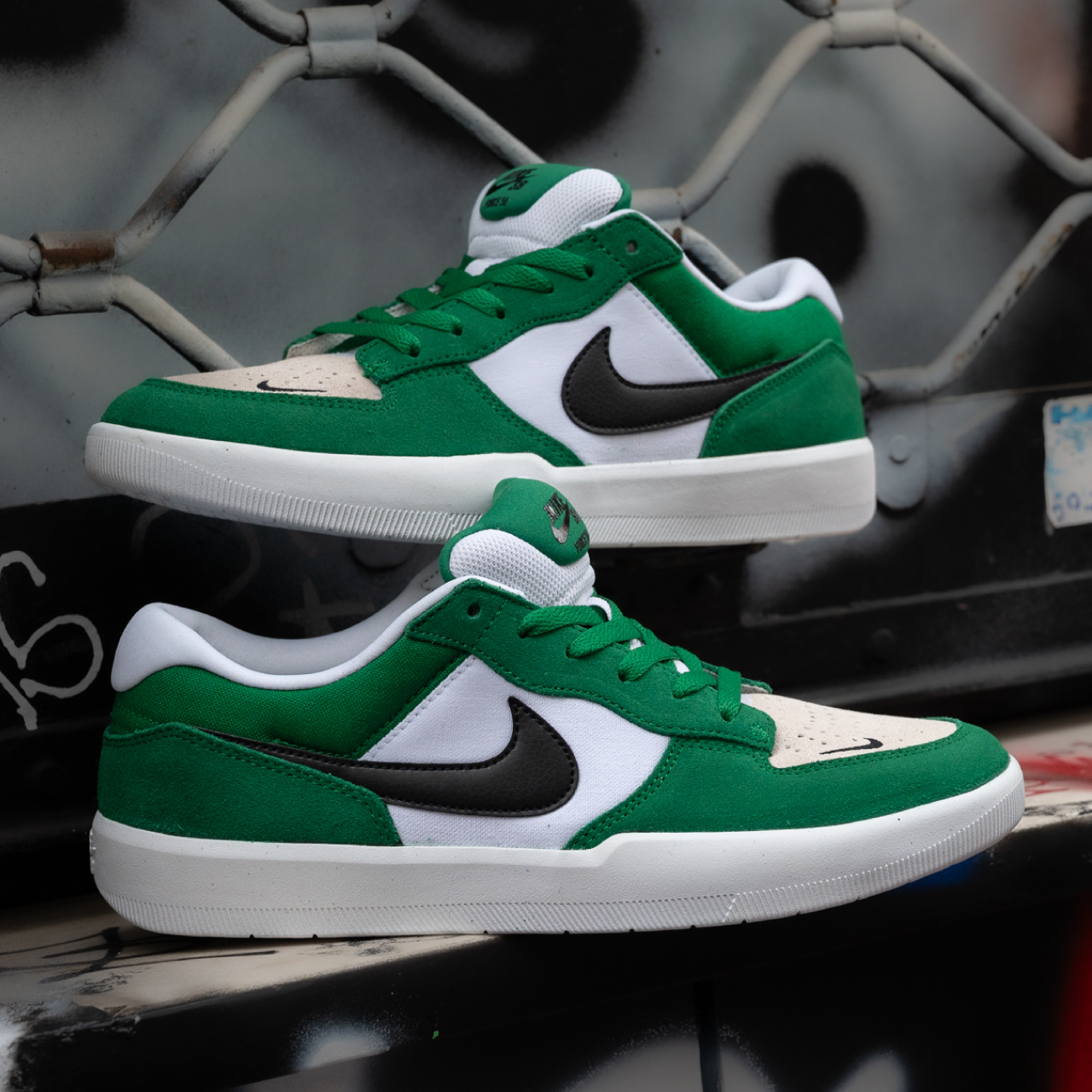 GIÀY CASUAL CHÍNH HÃNG - Nike SB Force 58 Pine Green White Black - DV5477-300
