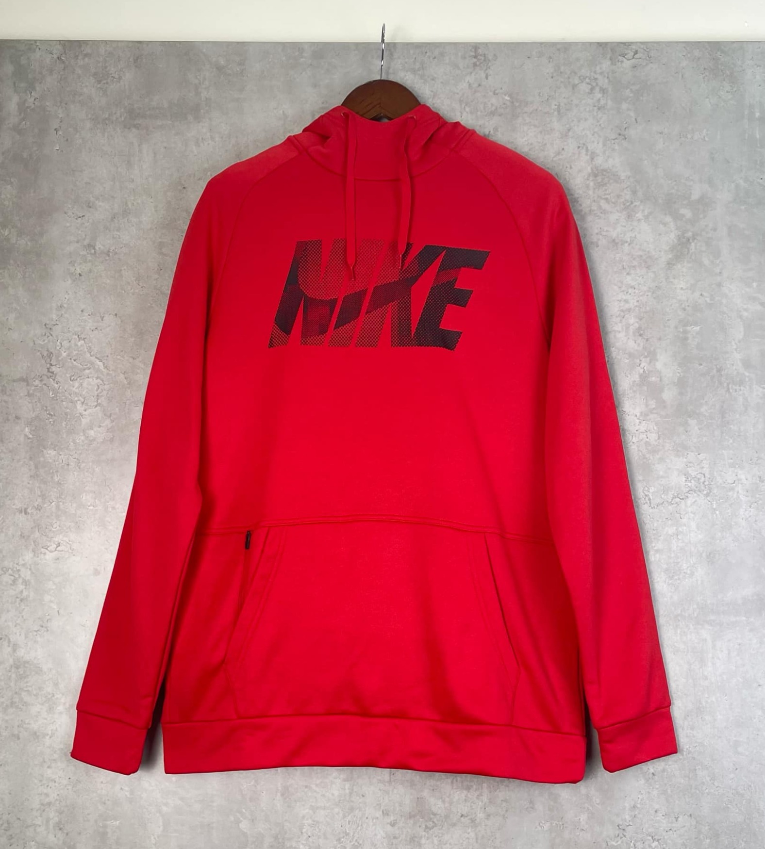 Áo Hoodie Chính Hãng - Nike Therma Fit Hoodie 'Red' - DM8661-657
