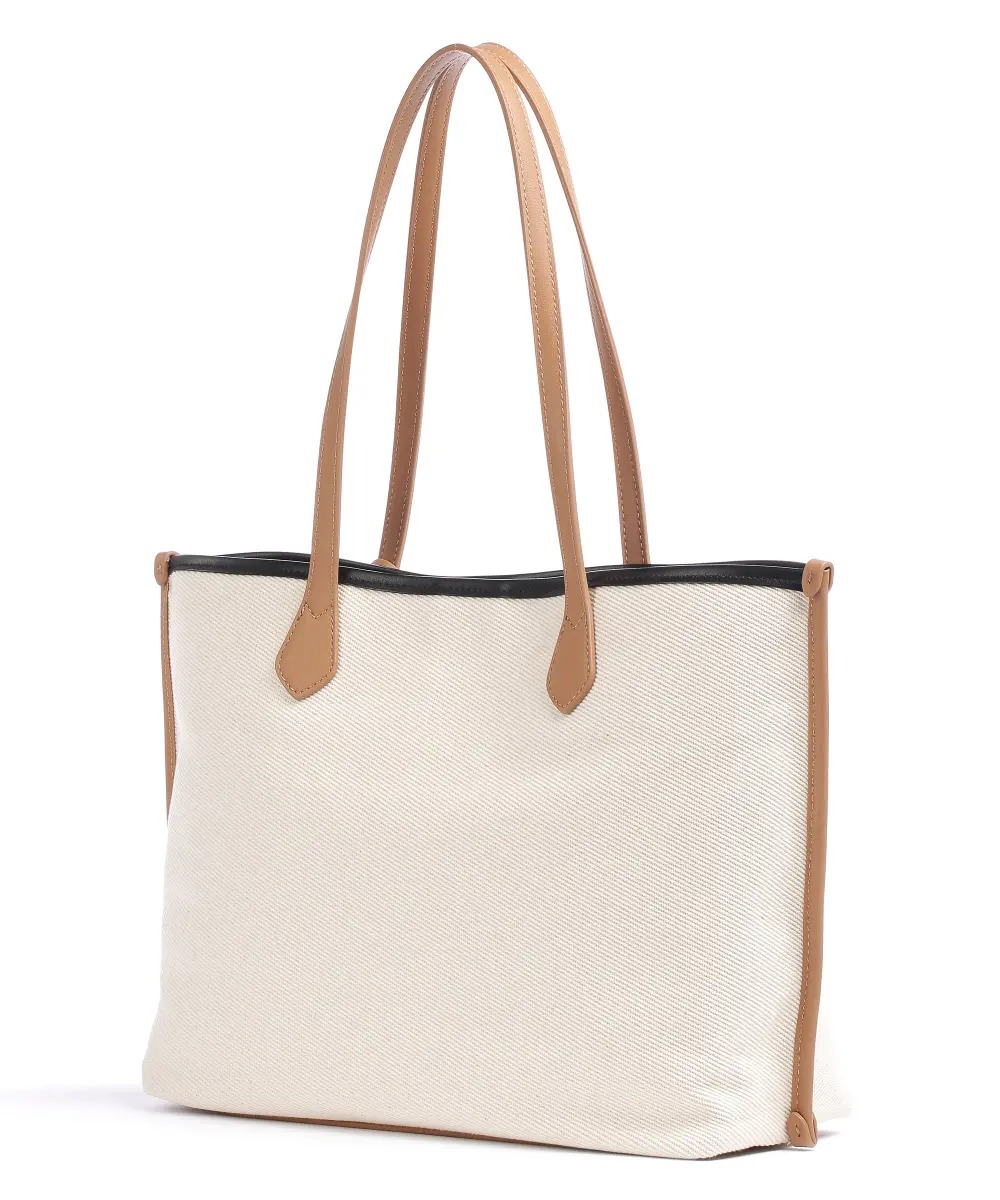 PHỤ KIỆN CHÍNH HÃNG - Túi Nữ Love Moschino Sporty love Tote bag cotton beige/black - JC4061PP1GLH1