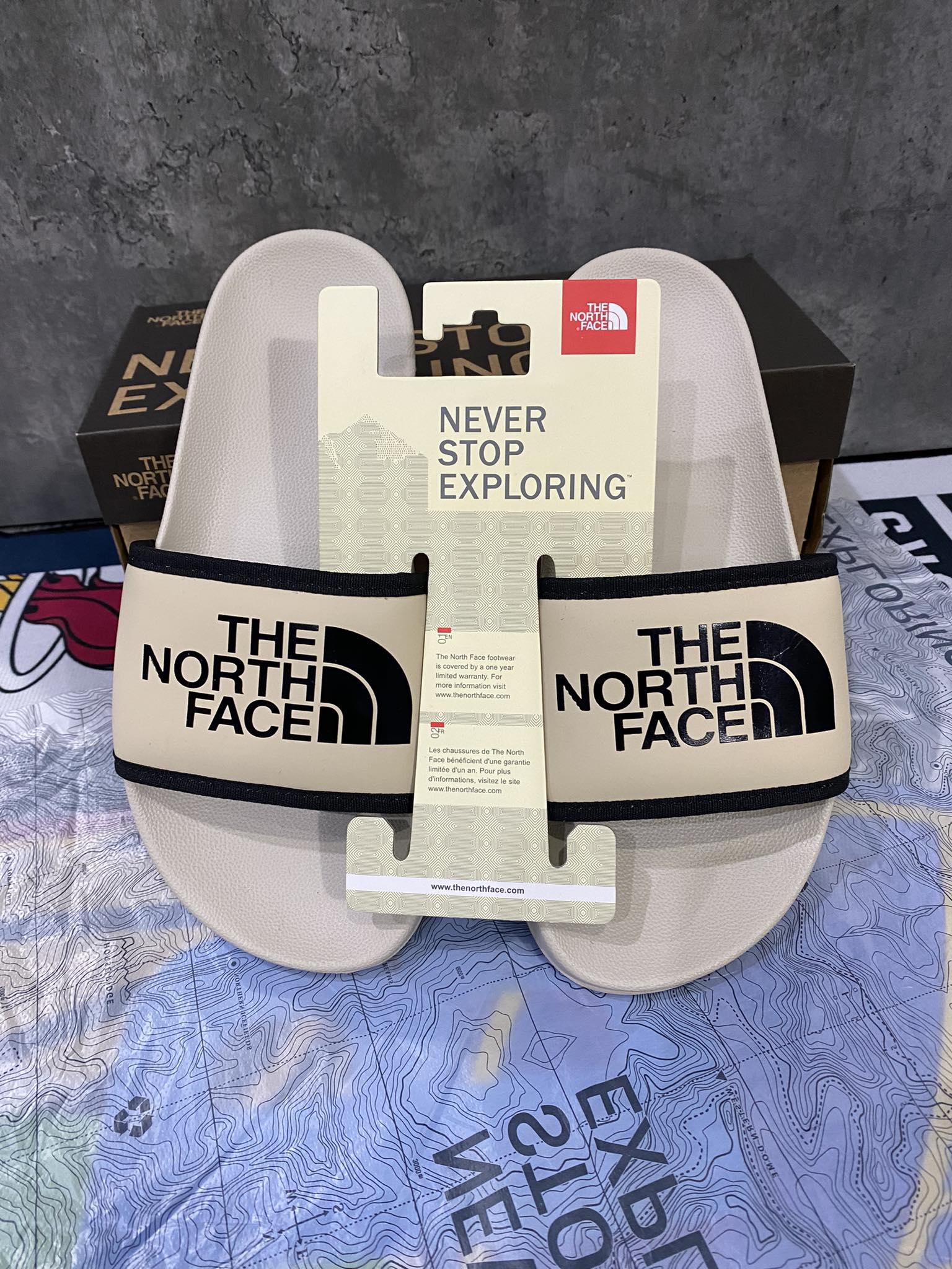 DÉP CHÍNH HÃNG - The North Face Slides 