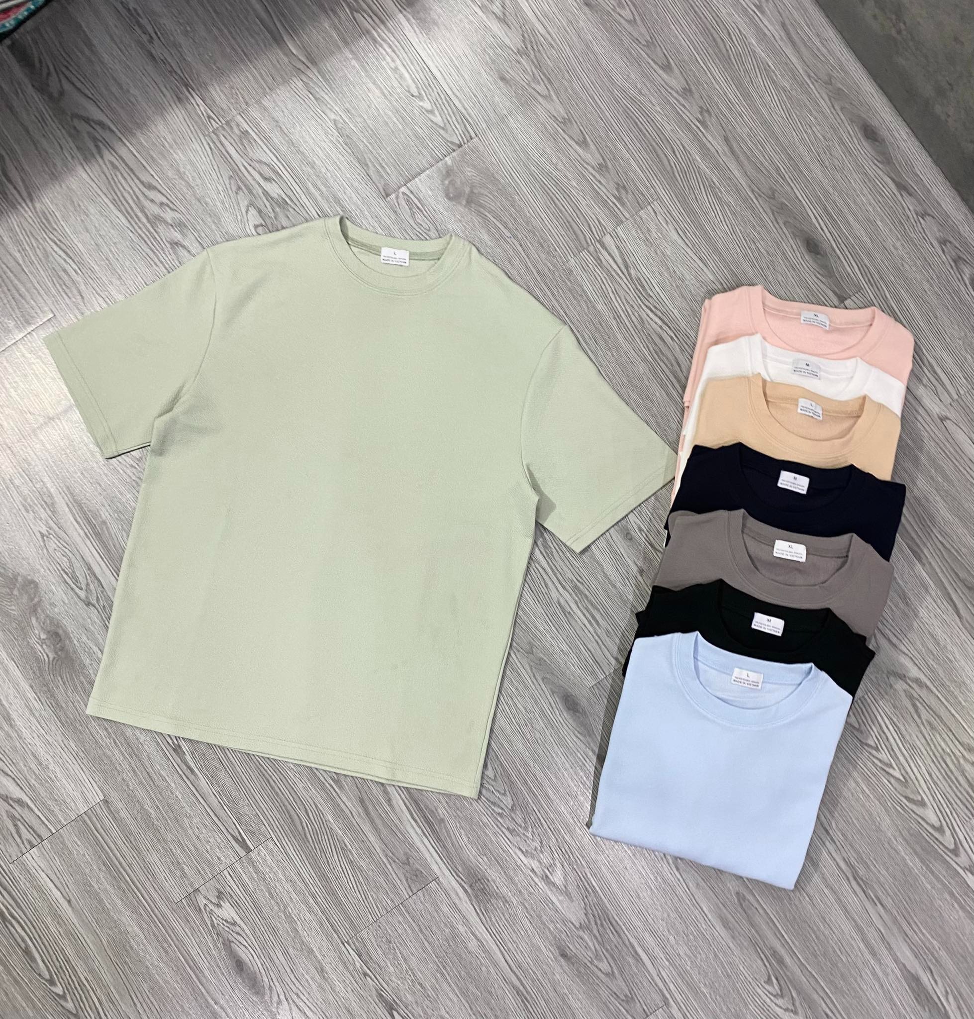 Áo Tshirts Chính Hãng - Áo Chống Nhăn Wrinkle Free Fabric Xanh Lá - WRI-02