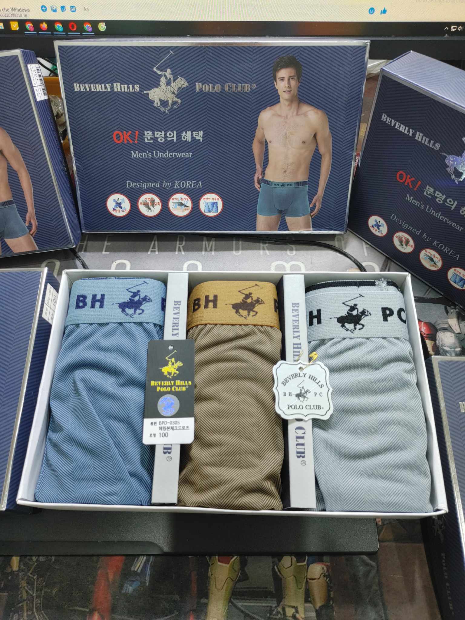 Quần Underwear - Boxer Polo Club Beverly Hills Mens - UNP10