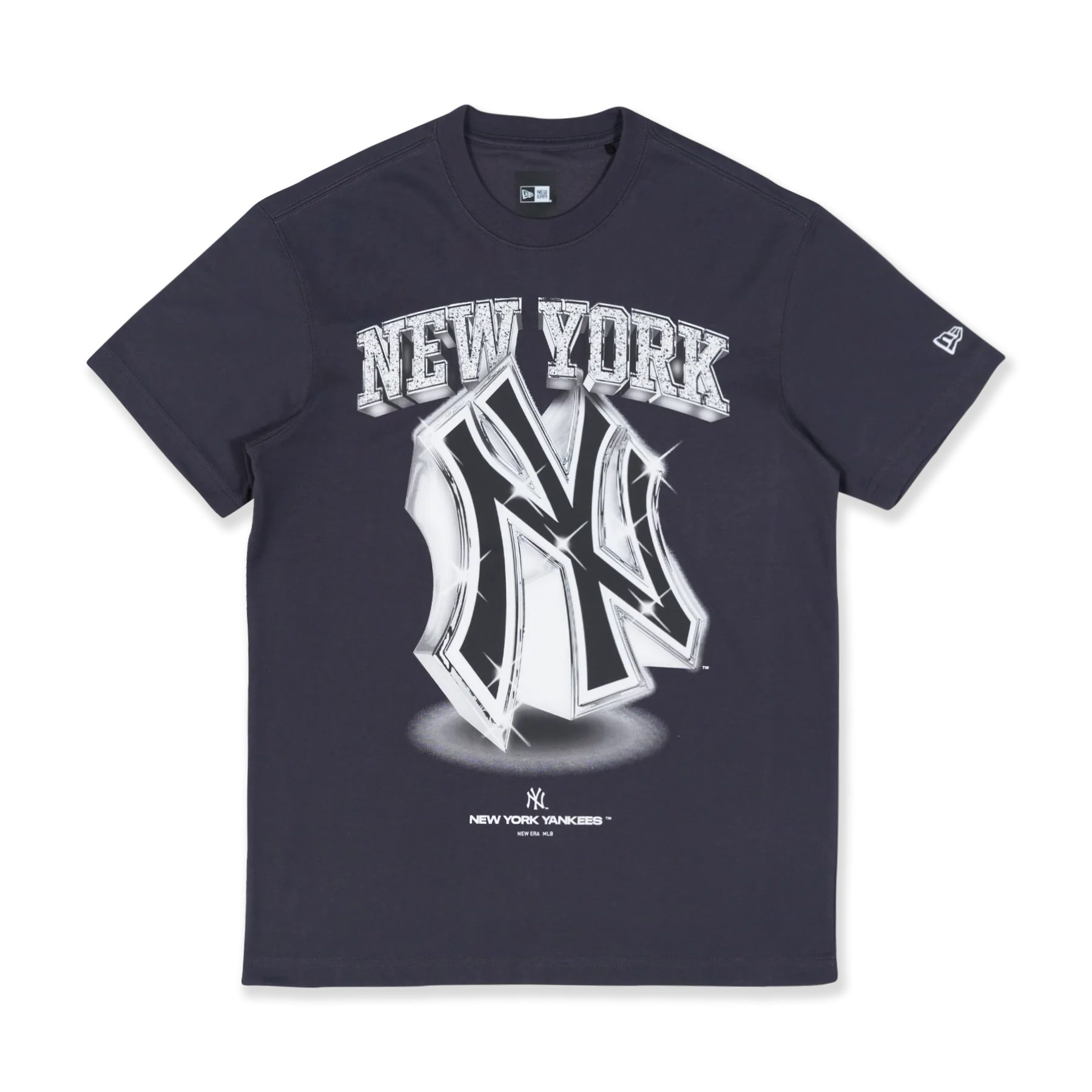 ÁO TSHIRTS CHÍNH HÃNG - New Era NEW YORK YANKEES METALLISM-DIAMOND DARK GRAPHITE - 13774239