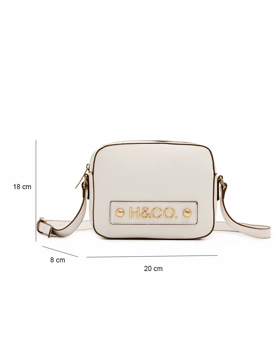 PHỤ KIỆN CHÍNH HÃNG - Túi Nữ H&Co Bolsa Crossbody Para Mujer - 1108451285-White