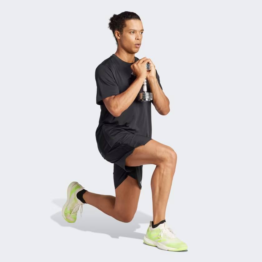 QUẦN SHORTS CHÍNH HÃNG - Adidas Training Hiit Workout 3-Stripes - IK9747