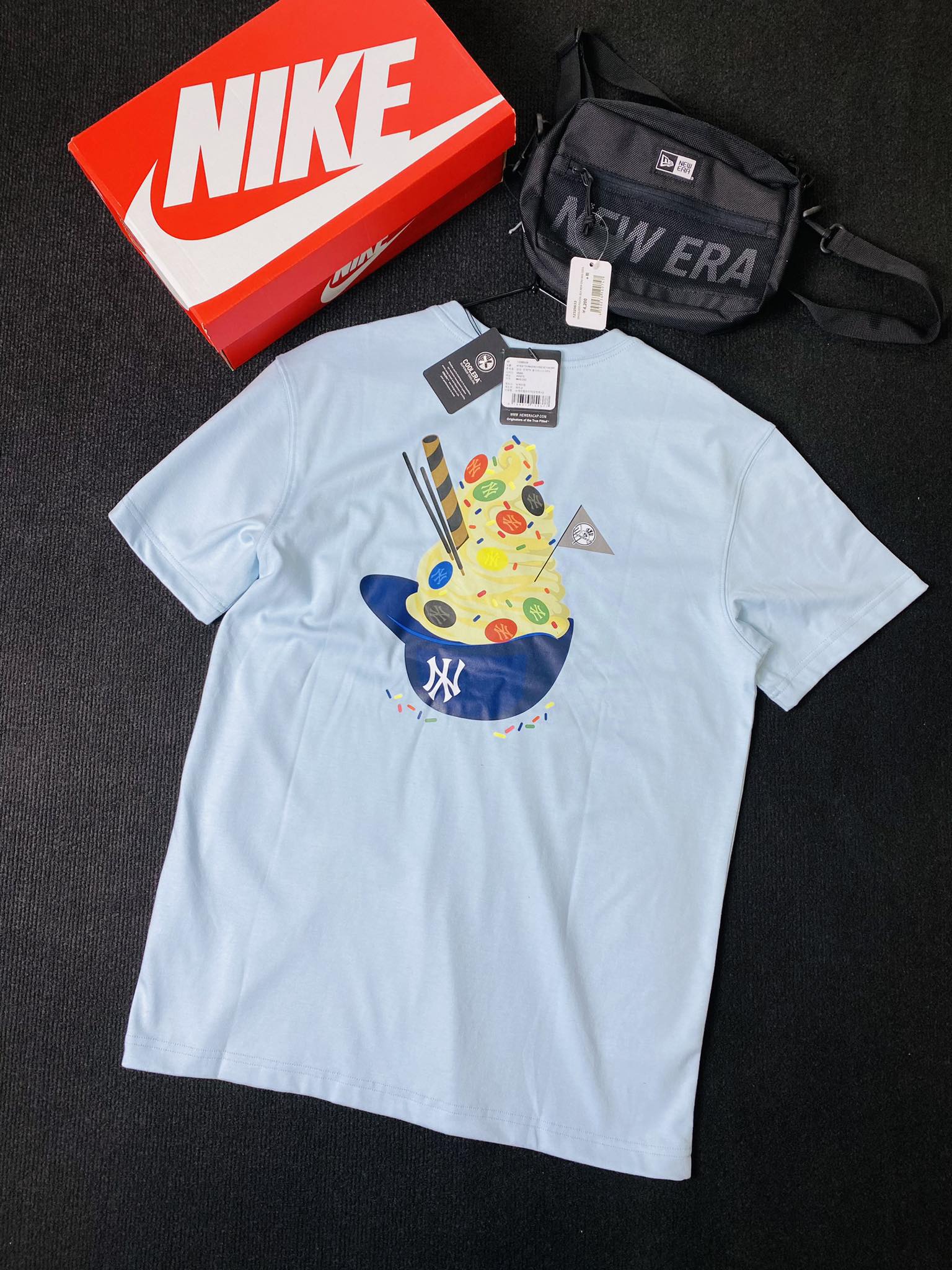 Áo Thể Thao Hè - New Era MLB  7 Innings Stretch 2  'Sky Blue ' - 13086606
