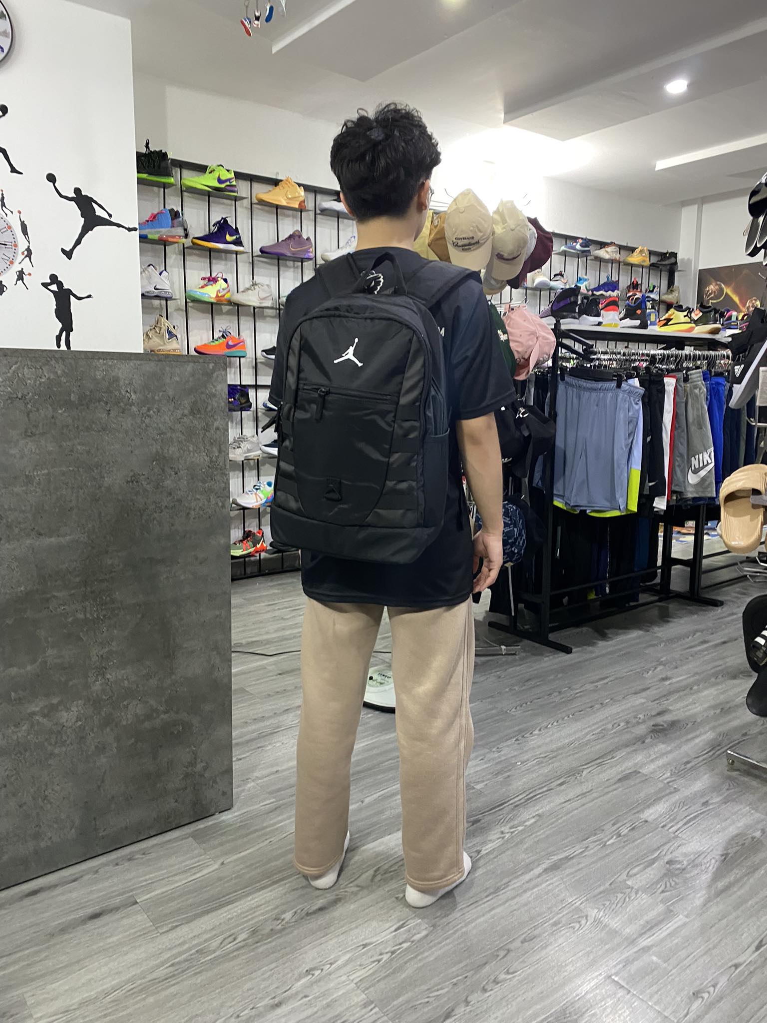 Phụ Kiện Chính Hãng - Balo Jordan Backpack Black - 9A0692-023