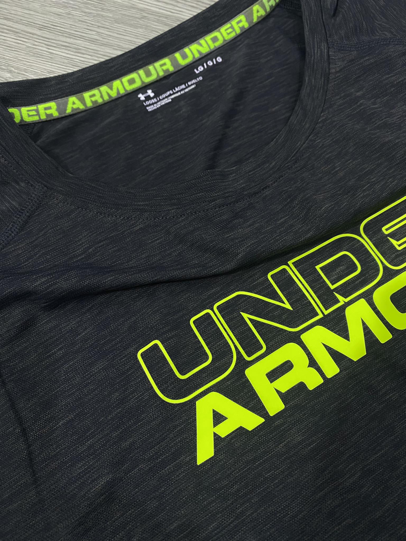 ÁO TSHIRTS CHÍNH HÃNG - Áo Thun Under Armour Men's Xám Đậm - 1367701-02