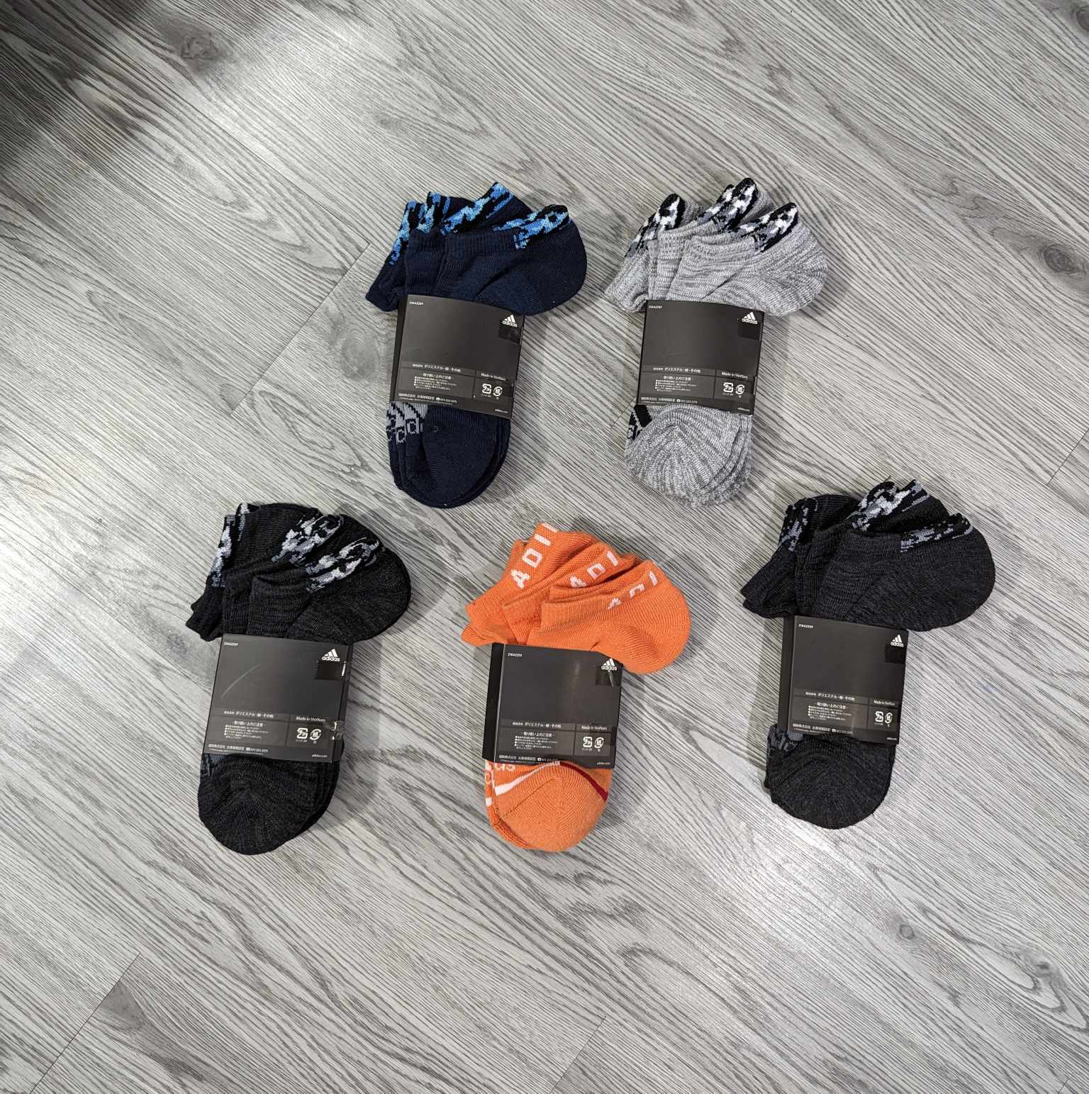 Phụ Kiện Chính Hãng - Tất Adidas Lẻ Mẫu Cổ Low Orange (1pack/3 đôi) - TA15