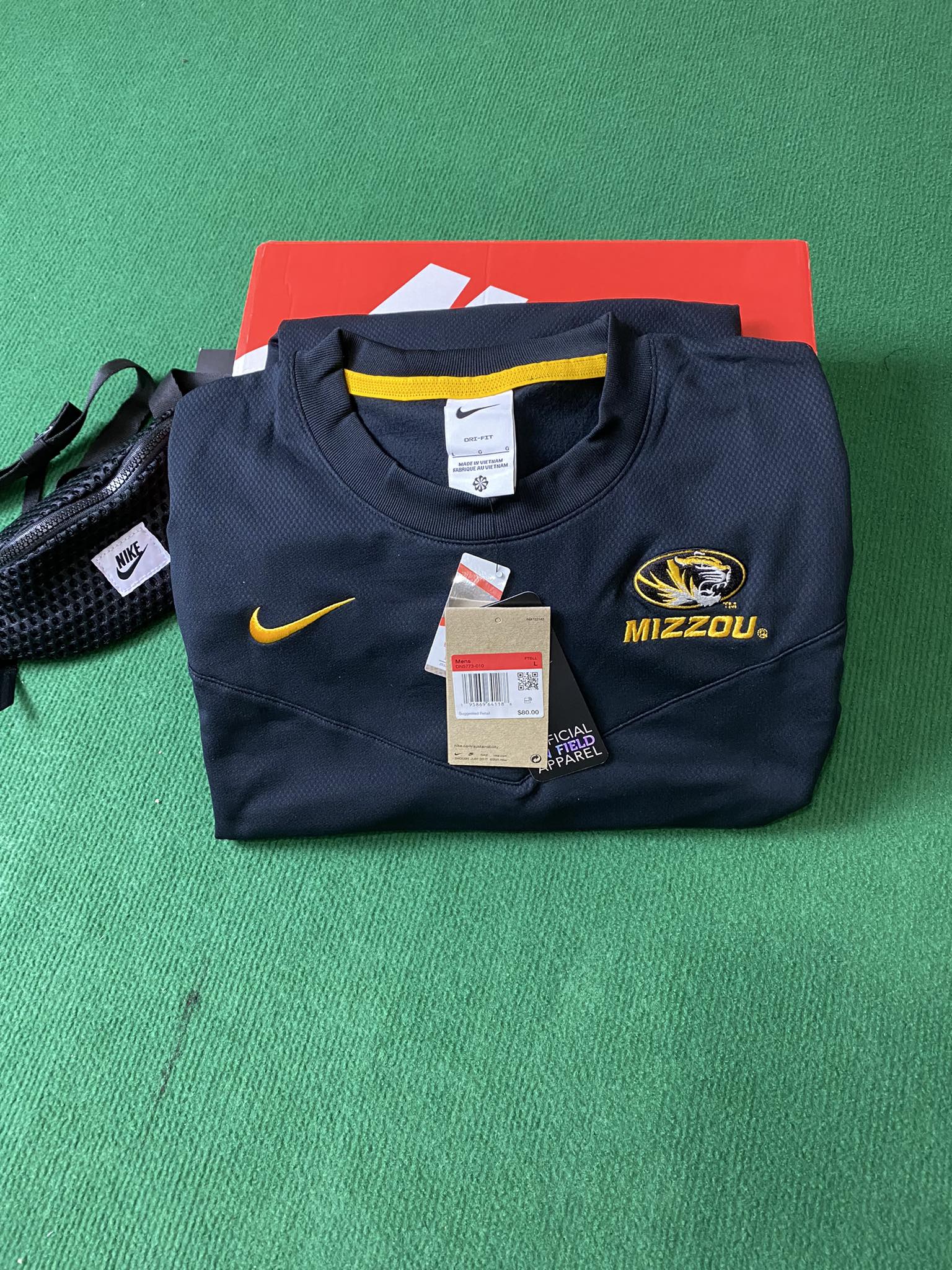 ÁO SWEATER CHÍNH HÃNG - Nike Dri-Fit CLB Mizzou 'Black' - DN5773-010