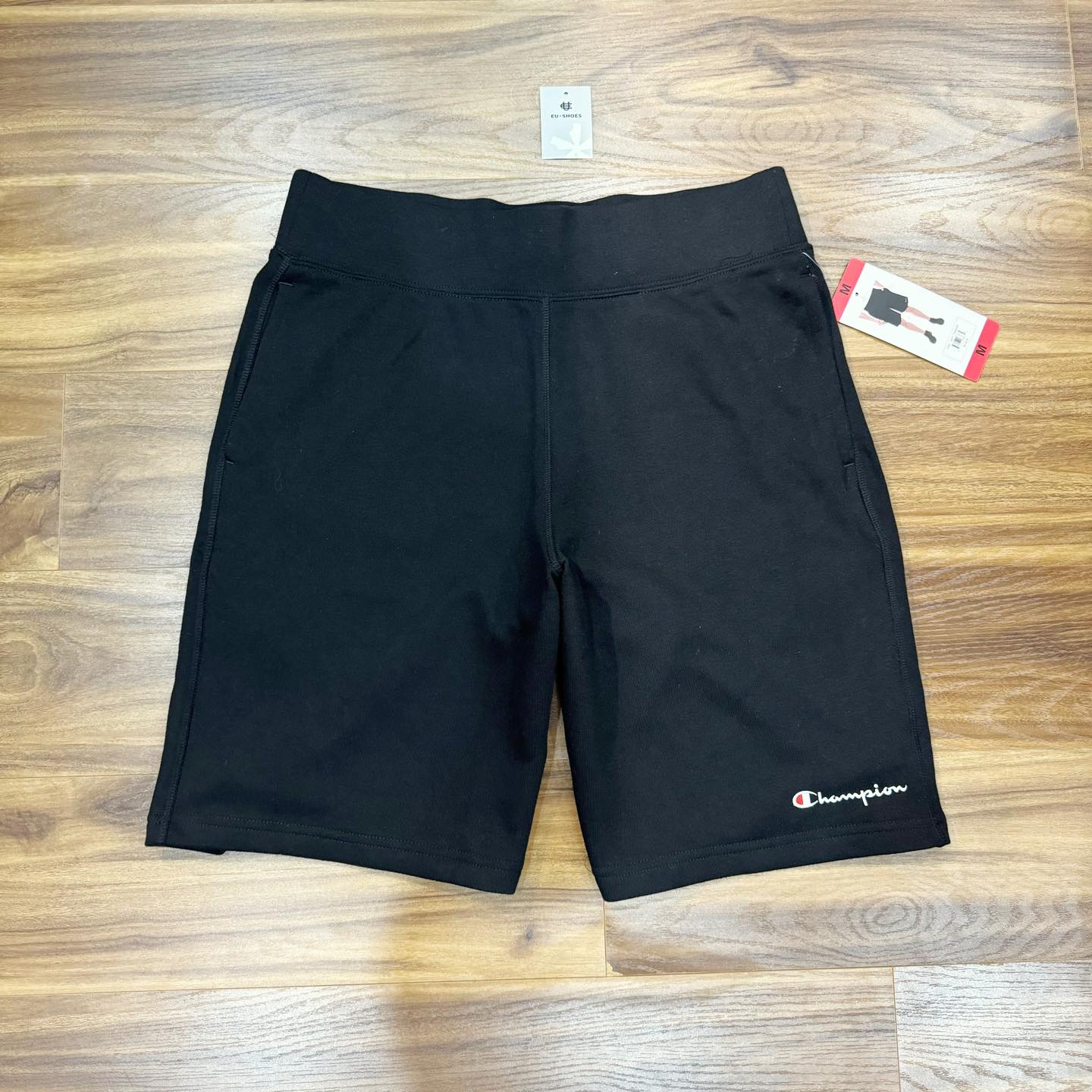 QUẦN SHORTS CHÍNH HÃNG - Champion French Terry Granite Heather - 1368325-Black