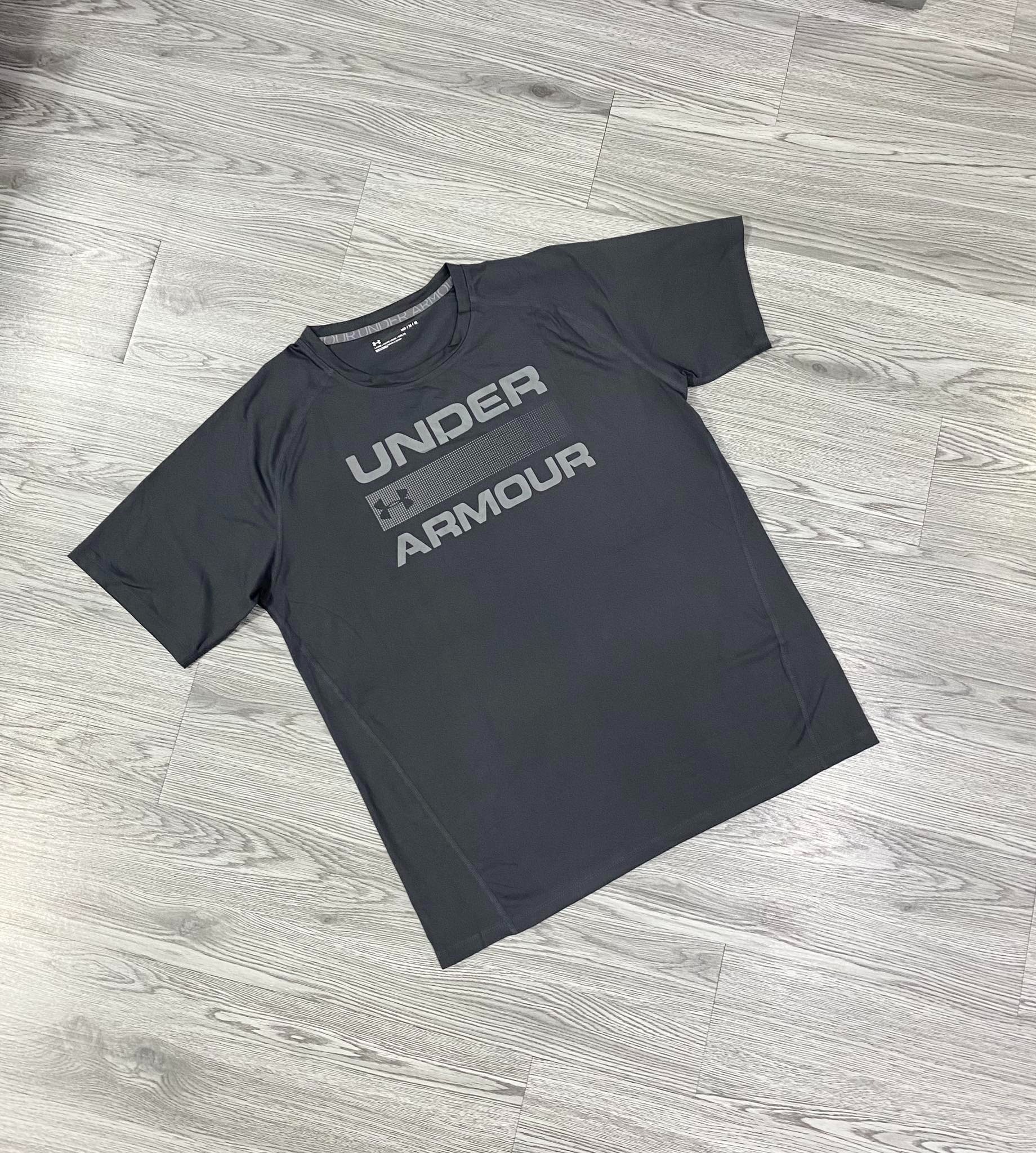 ÁO TSHIRTS CHÍNH HÃNG - Under Armour Men's UA Velocity 'Grey'- 1370952-001