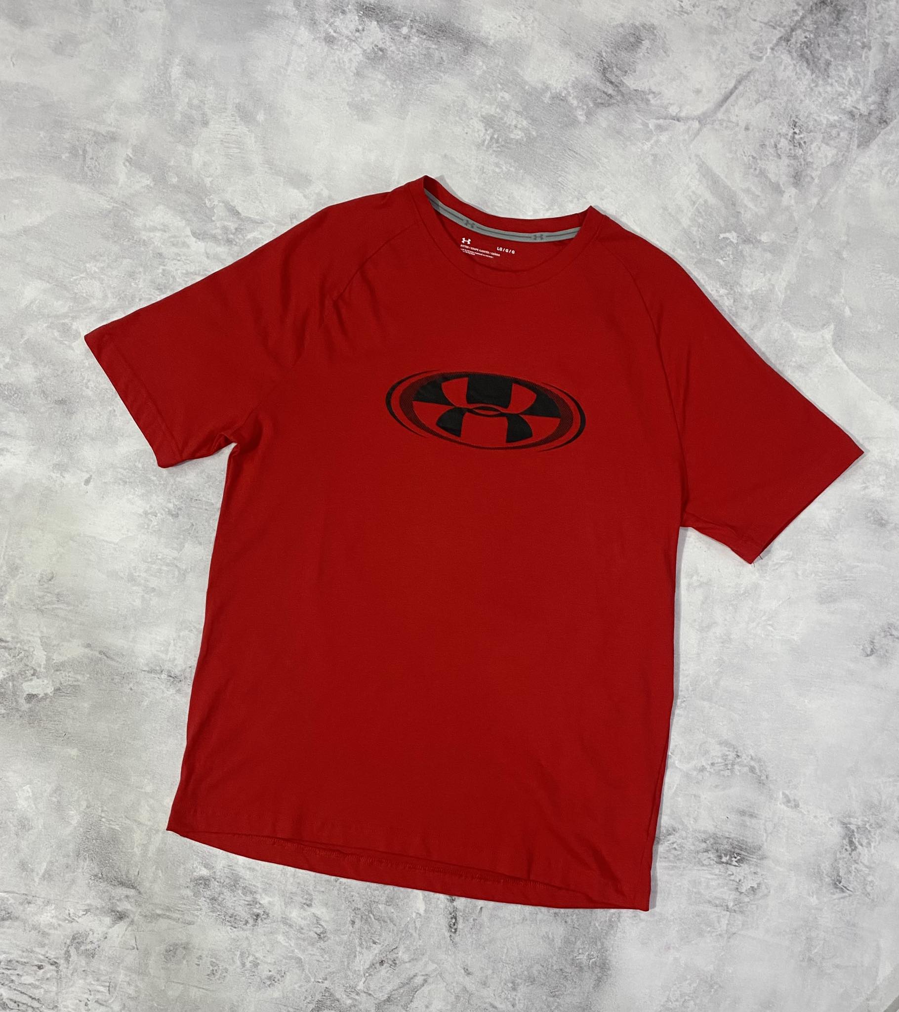 Áo Tshirt Chính Hãng - Men’s T-Shirt Under Armour GL Red nhạt - UND-06