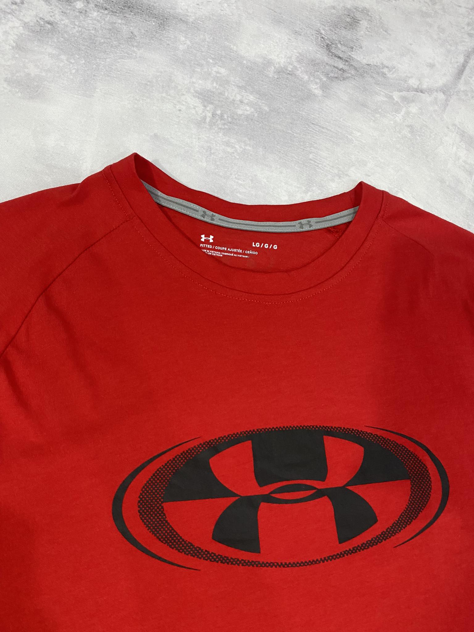 Áo Tshirt Chính Hãng - Men’s T-Shirt Under Armour GL Red nhạt - UND-06
