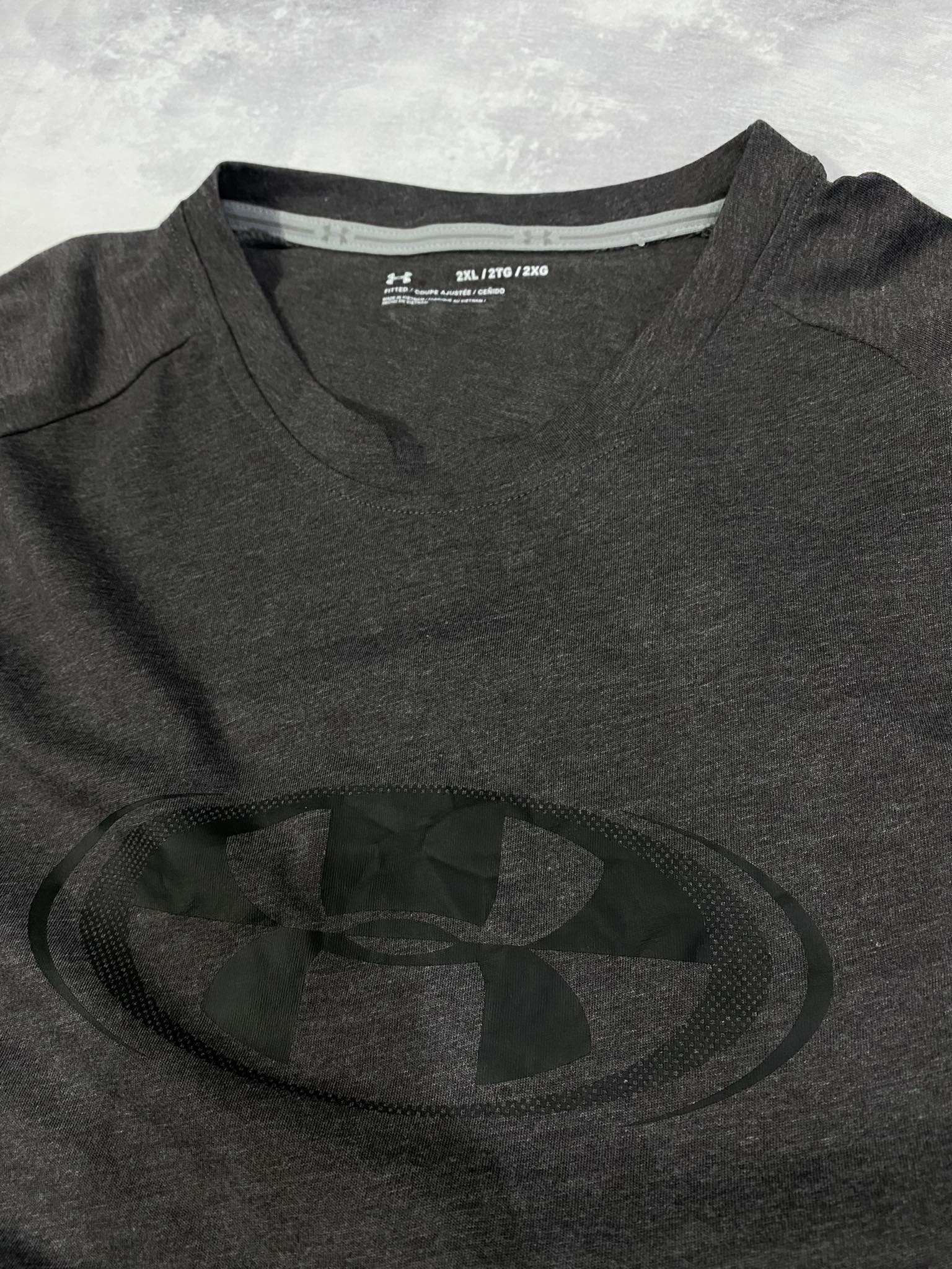ÁO TSHIRTS CHÍNH HÃNG - Men’s T-Shirt Under Armour GL Grey - UND-07