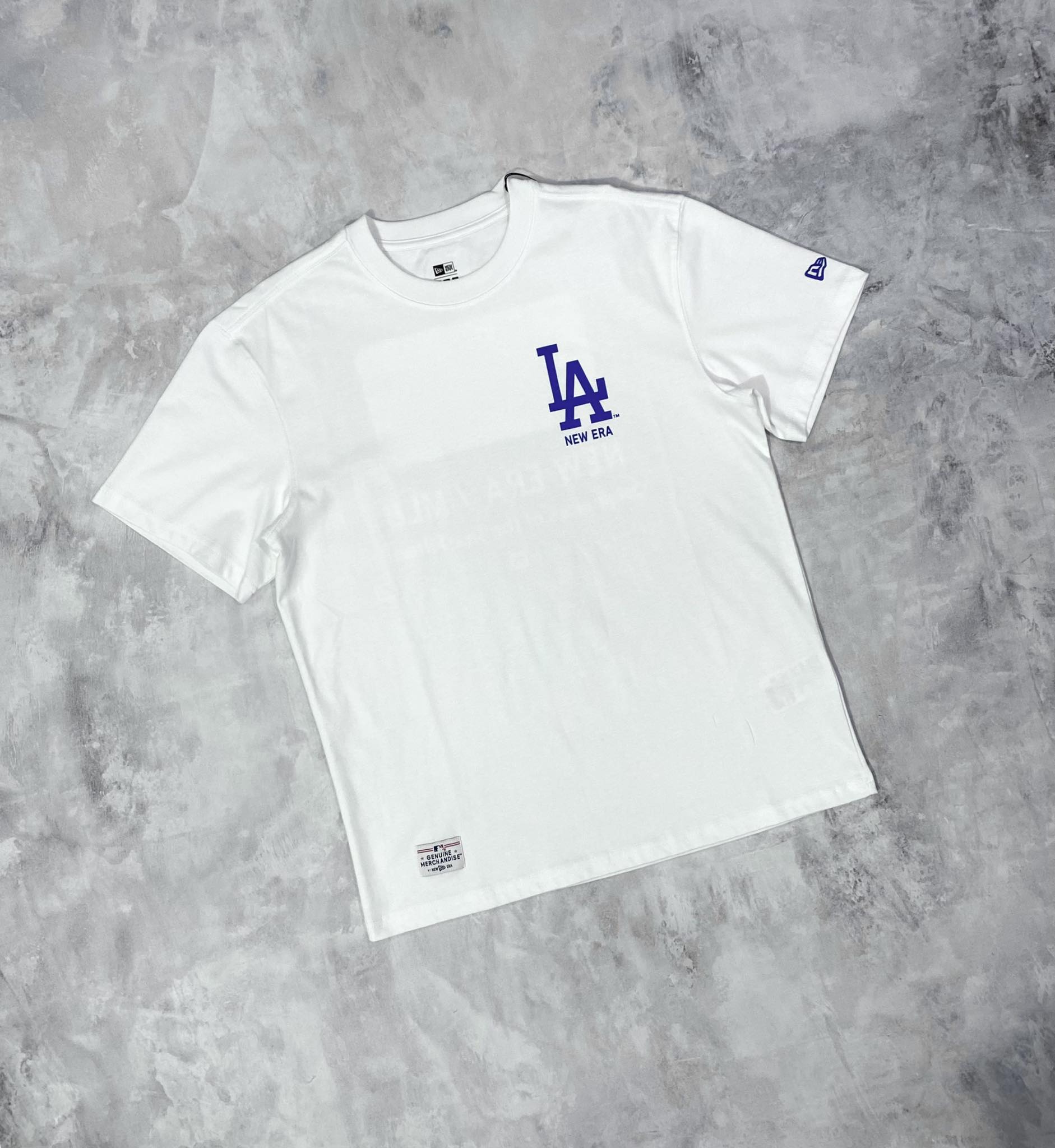 Áo Tshirts Chính Hãng - Áo Thun New Era x MLB LA Trắng Big Logo - 14405338