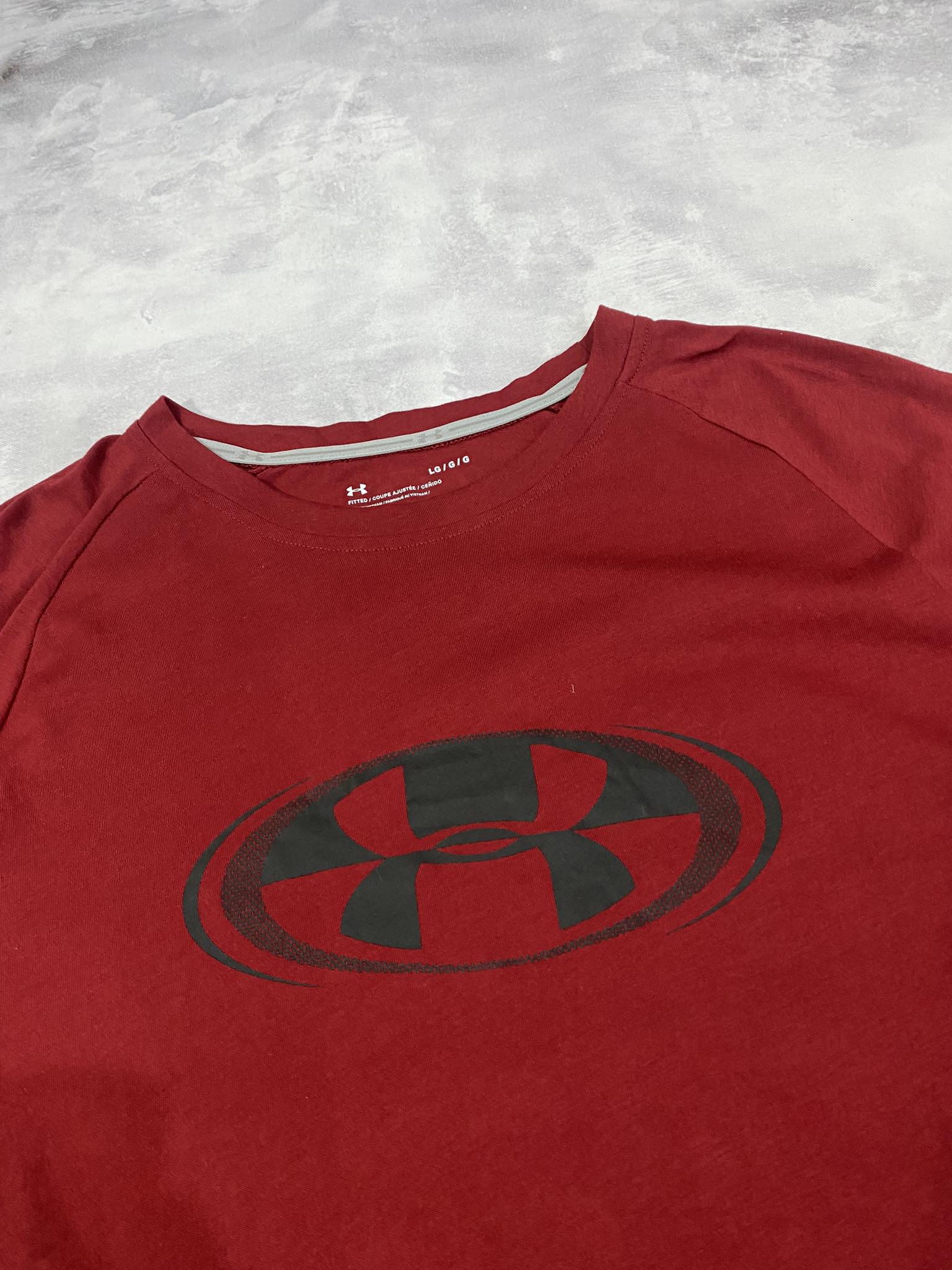 ÁO TSHIRTS CHÍNH HÃNG - Men’s T-Shirt Under Armour GL Red - UND-03