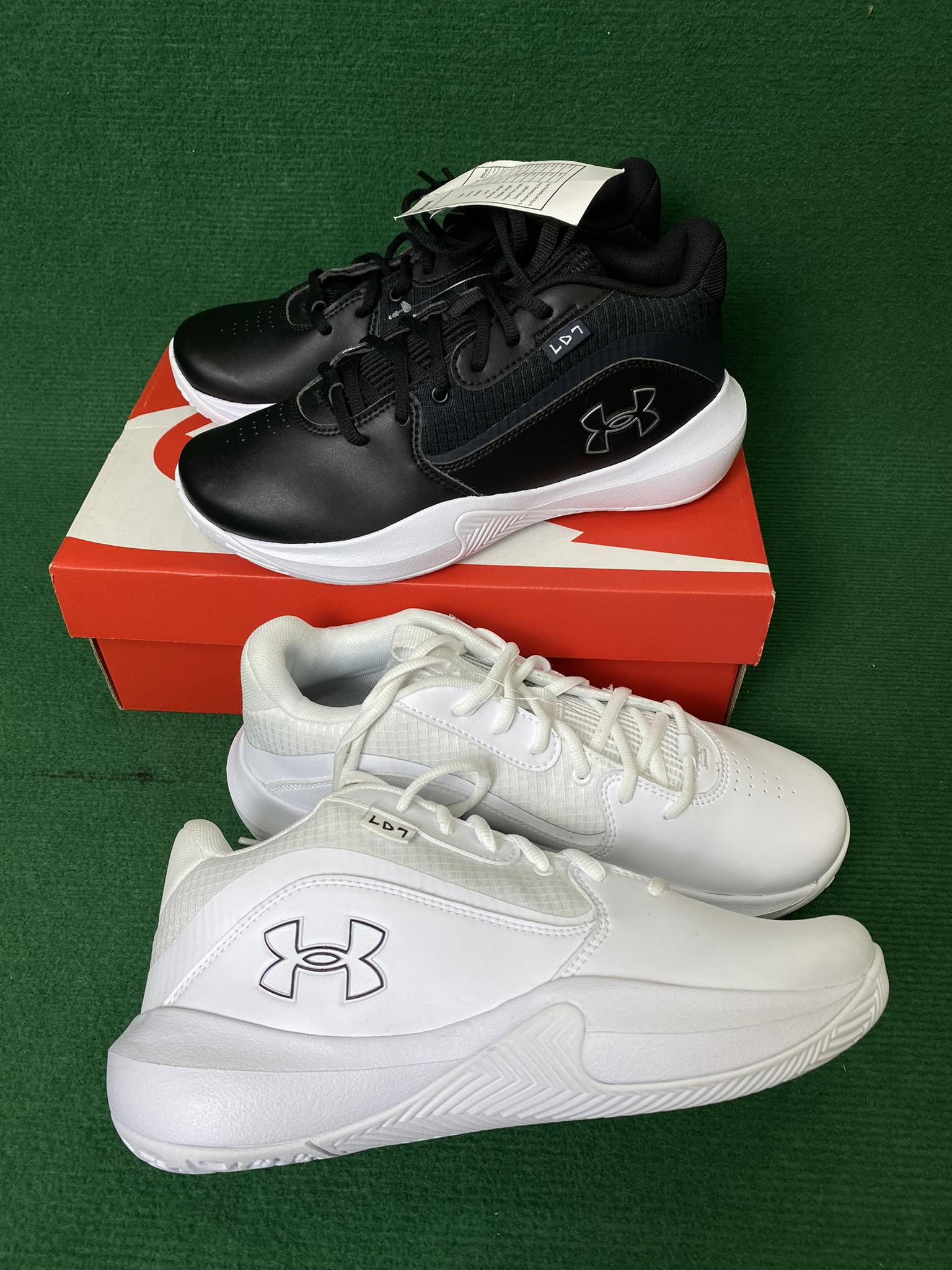 Giày Bóng Rổ Chính Hãng - Under Armour Lockdown 7 White - 3028800-100
