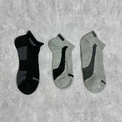 Phụ Kiện Chính Hãng - Tất Puma Men's Socks & Women's Socks Mix Black/Grey (Pack 5 đôi) - PM30
