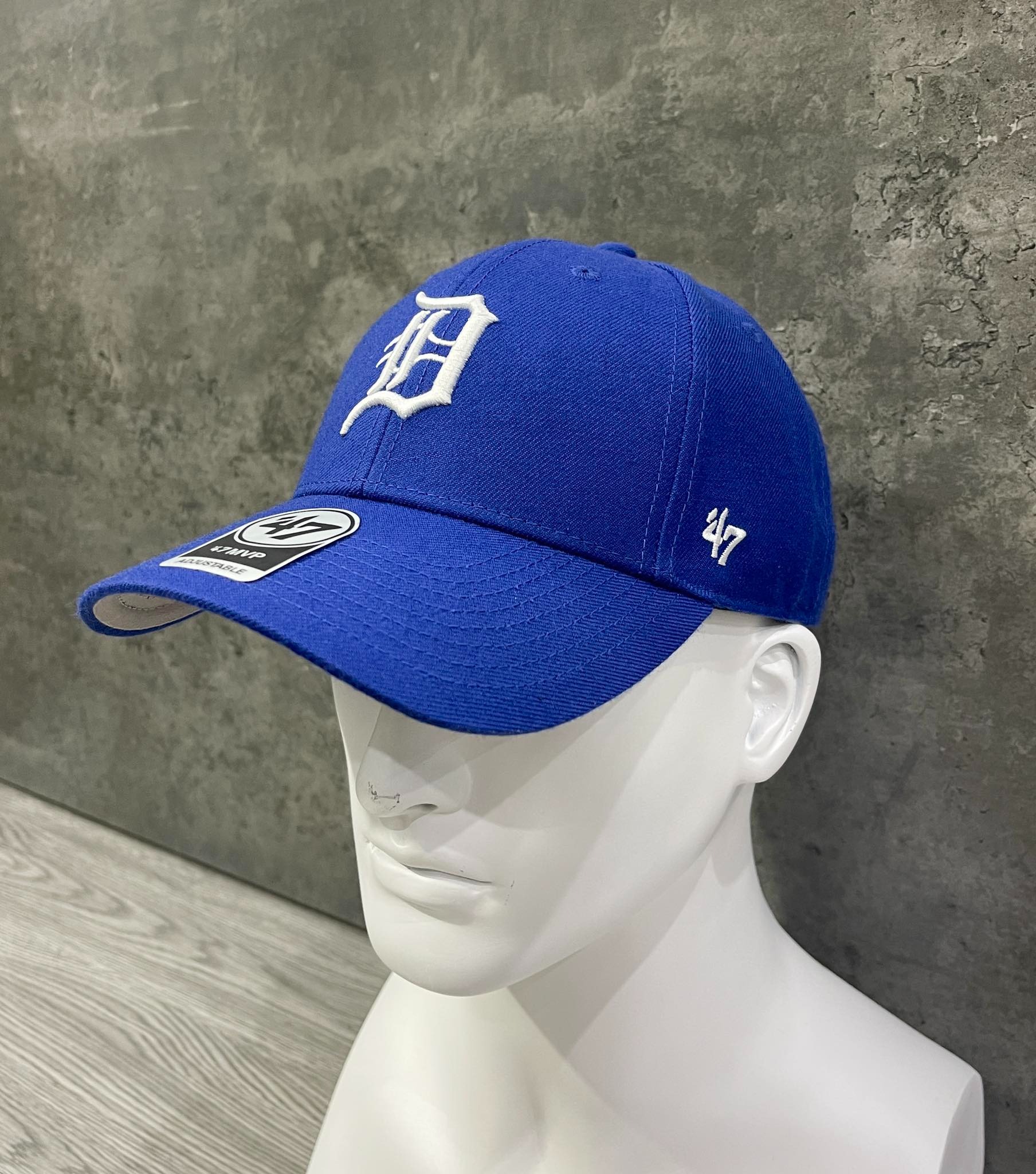 Phụ Kiện Chính Hãng - Mũ MLB47 Brand MVP Detroit Tiger 'Blue' - B-MVP09WBV-RY