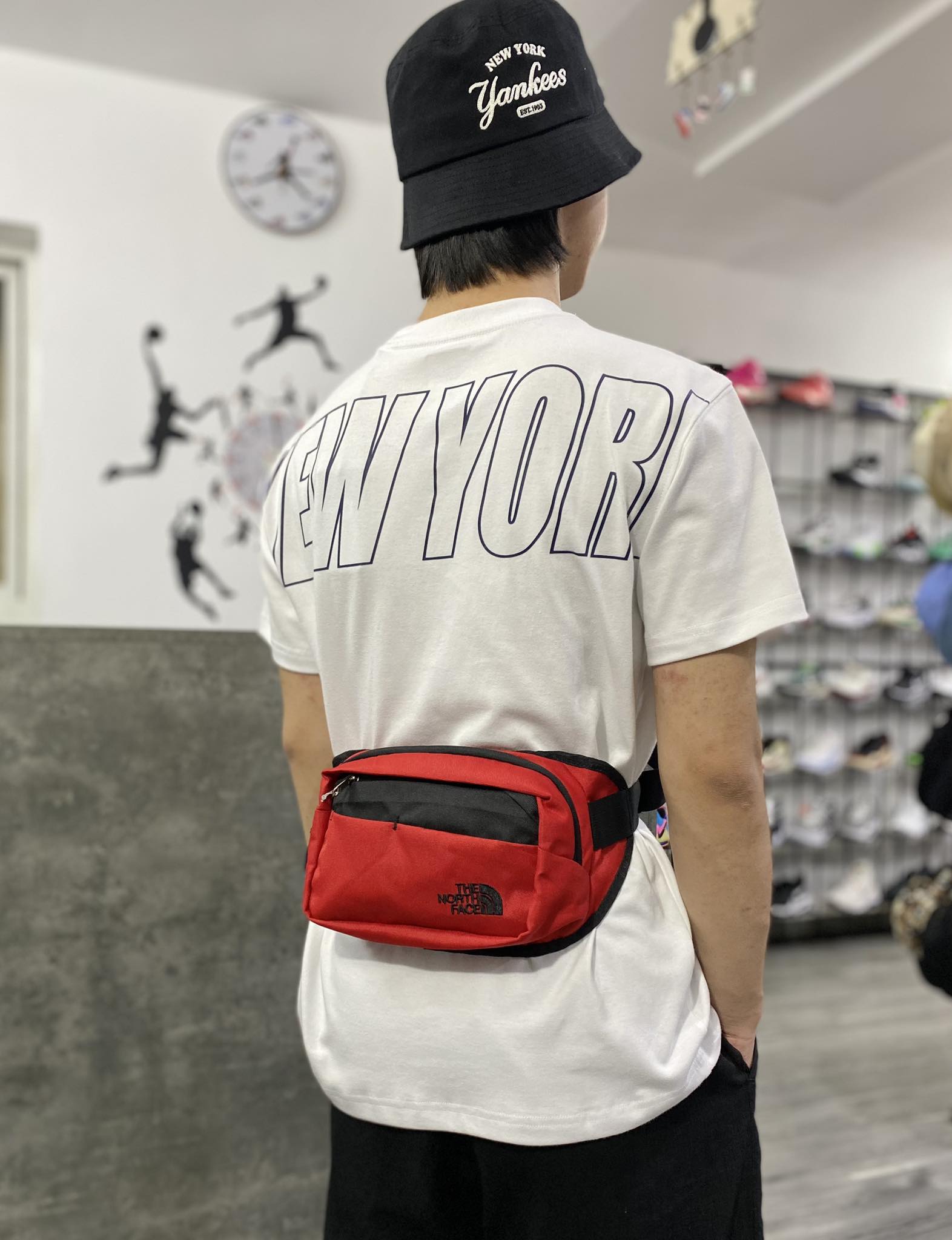 Phụ Kiện Chính Hãng - Túi Chéo Nam/Nữ The North Face Logo Cross Bag RED  - NF0A2UCX-02