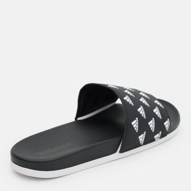 DÉP CHÍNH HÃNG - Adidas Adilette Comfort Slides Repeat Logo Black - GV9735