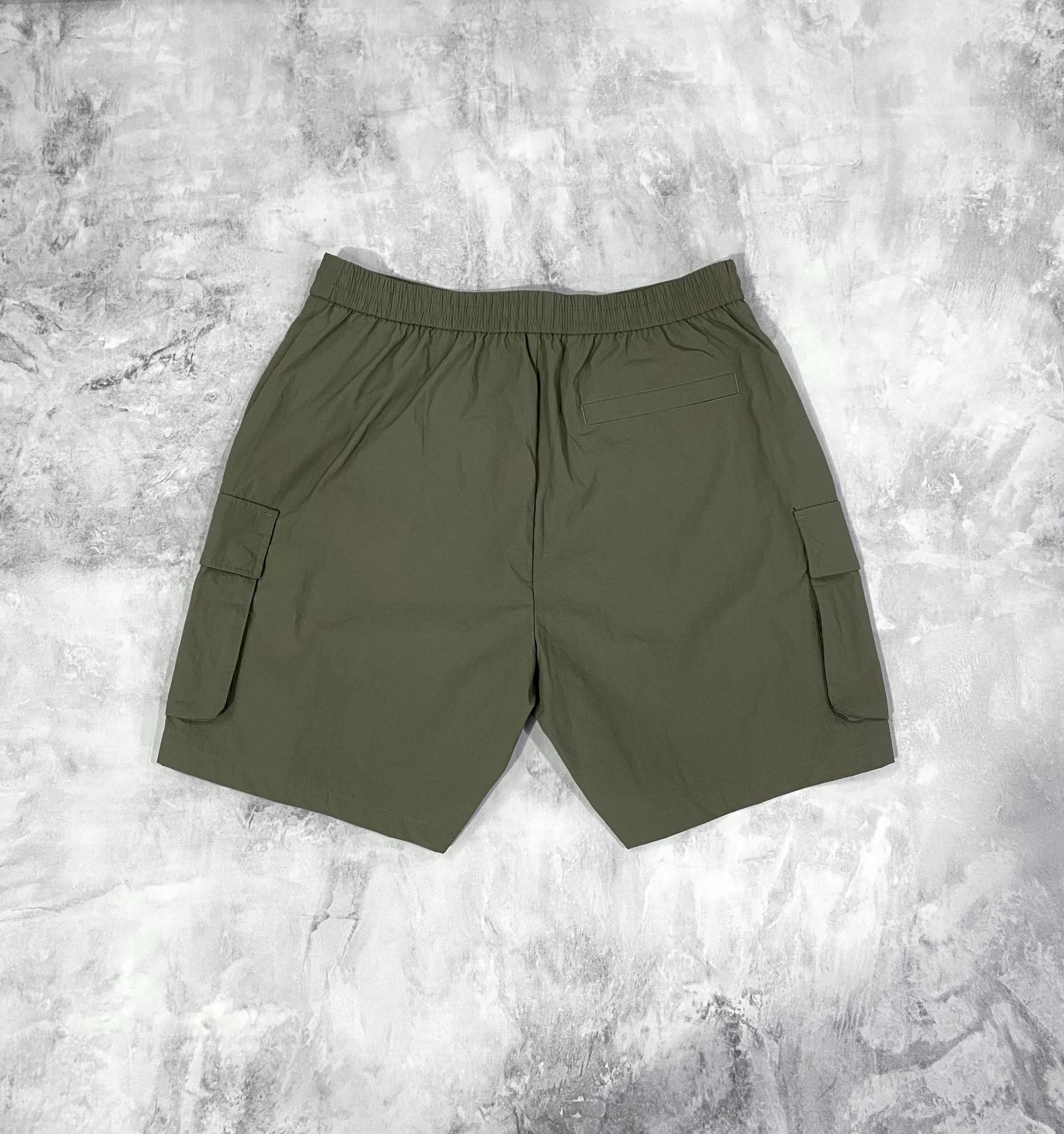 Quần Short Chính Hãng NBA - Quần Gió Rêu Đậm - NBA-03