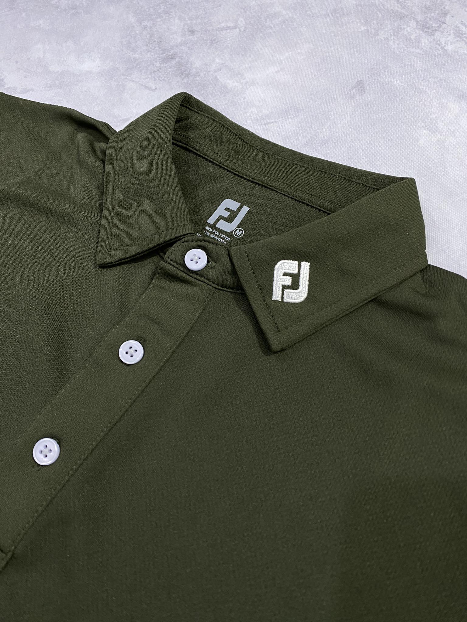 Áo Polo Chính Hãng - FootJoy Men's Stretch Solid Colour Golf 'Navy' - 91824-01