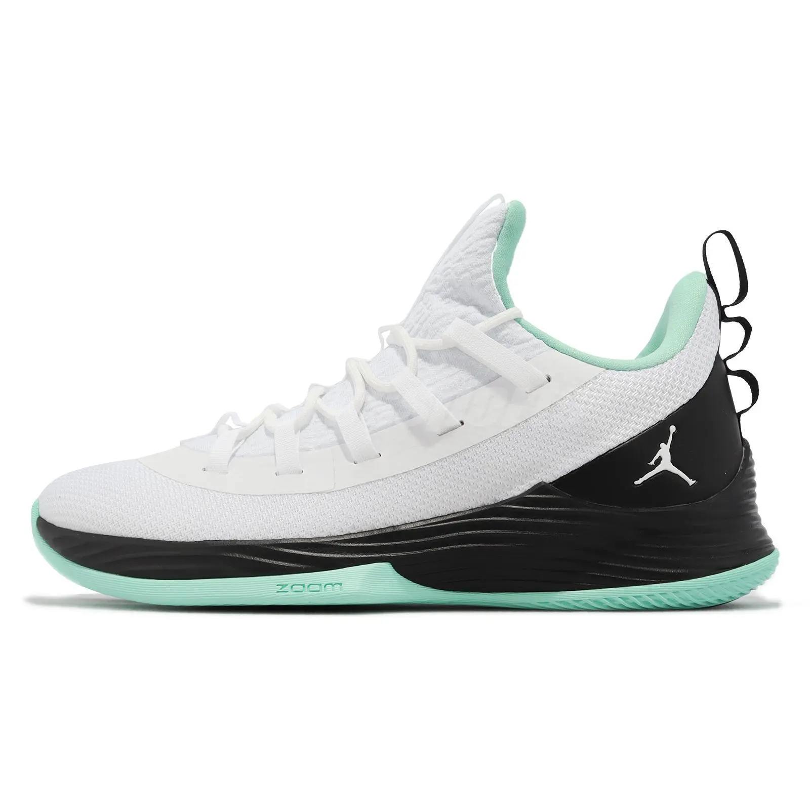 GIÀY BÓNG RỔ NIKE - Jordan Ultra Fly 2 Low White Black Emerald Rise - AH8110-114