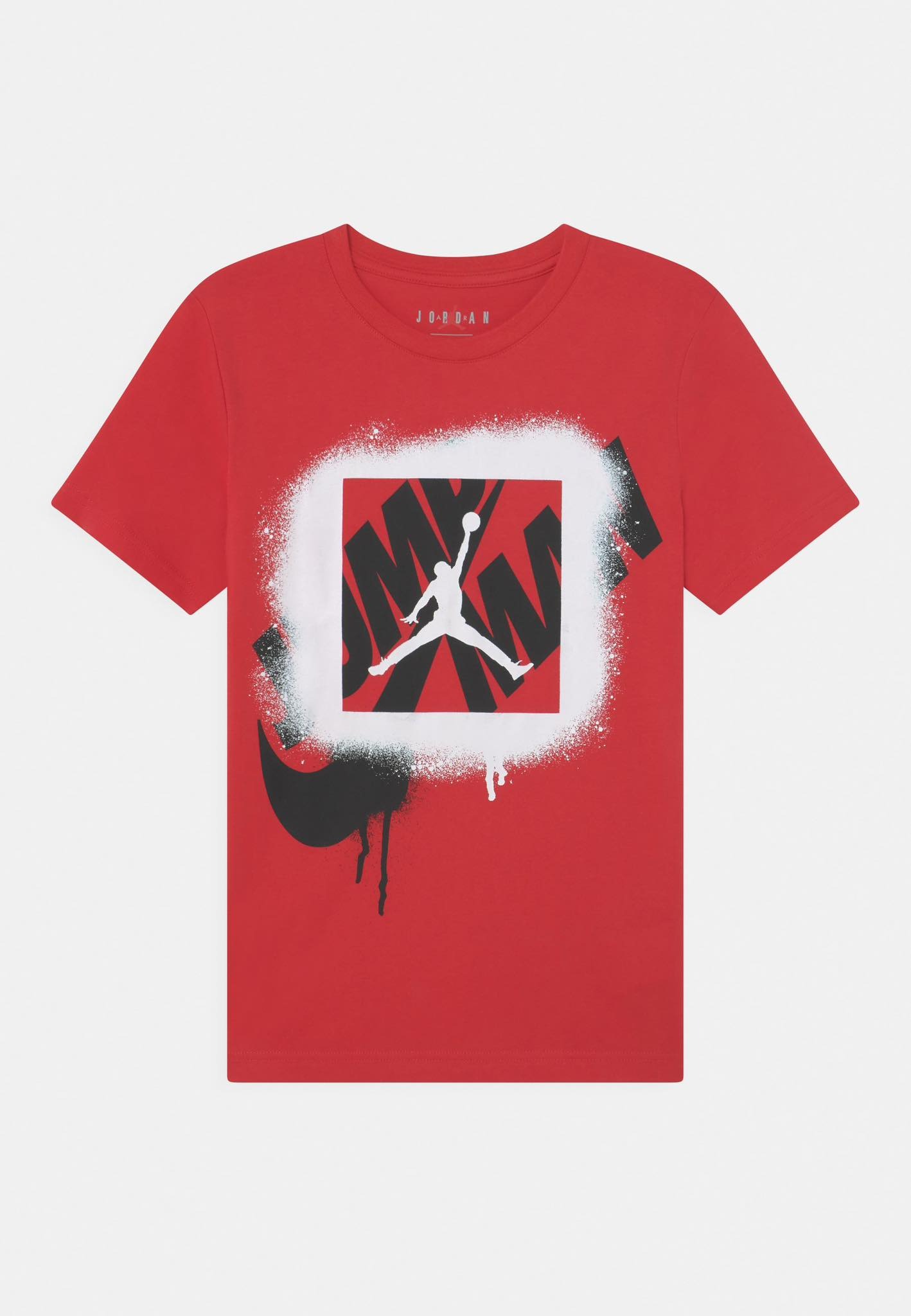 Áo Thun Trẻ Em Chính Hãng - Kids' Jordan Boys' Jumpman Stencil Spray T-shirt In Red - PVN5418
