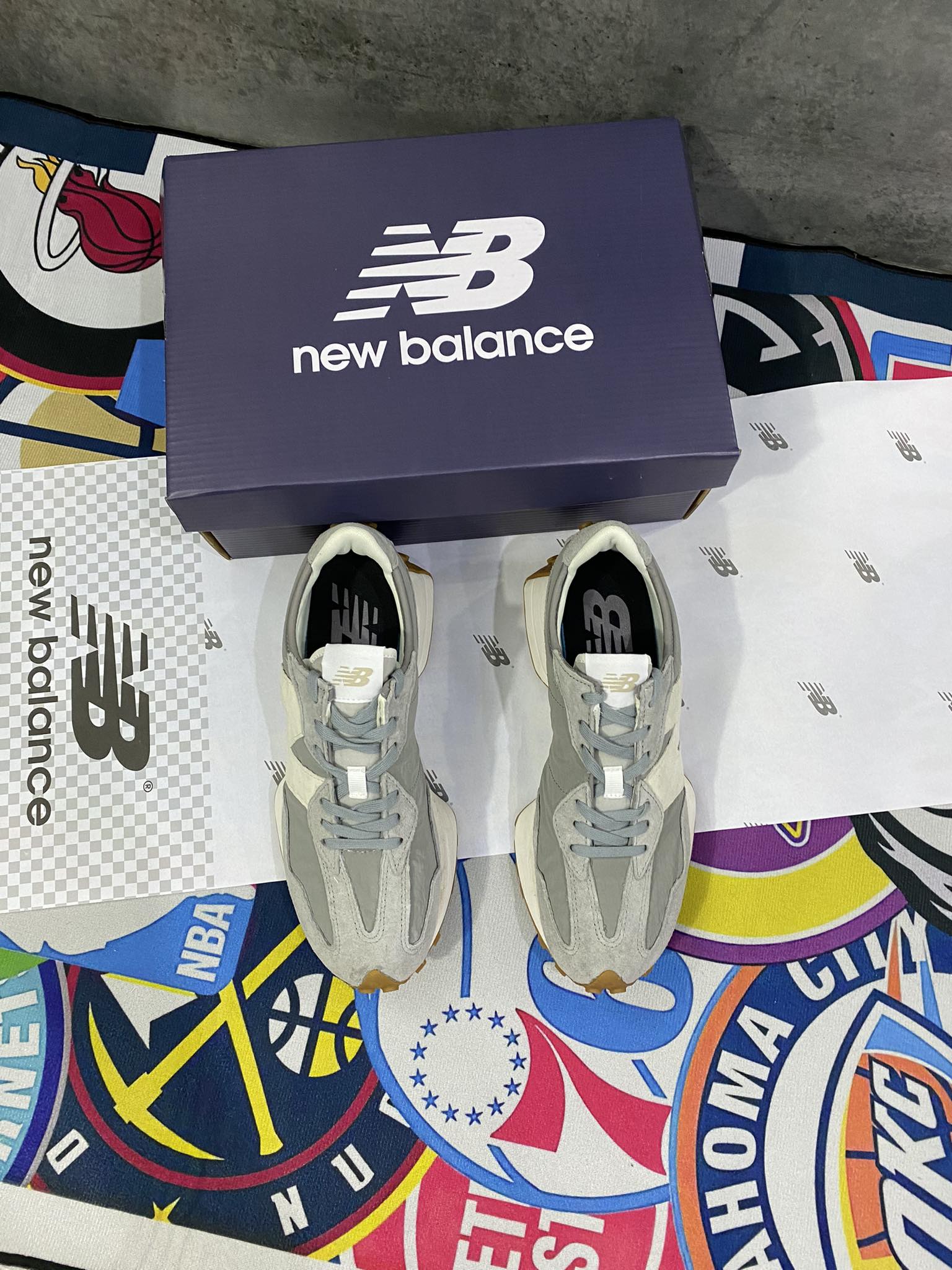 Giày Sneaker Chính Hãng - New Balance 327 'Overcast Rain Cloud' - MS327KA1-D
