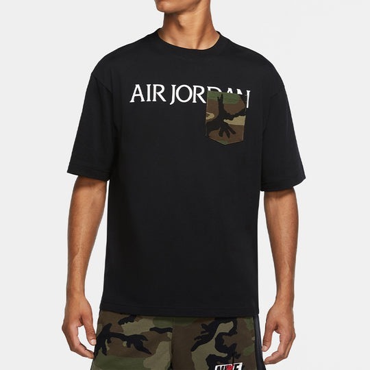 Áo Thun Trẻ Em Chính Hãng - Nike Air Jordan Big Boys-Sleeve Jumpman T-Shirt Jordan ' Black ' - CZ0595-010