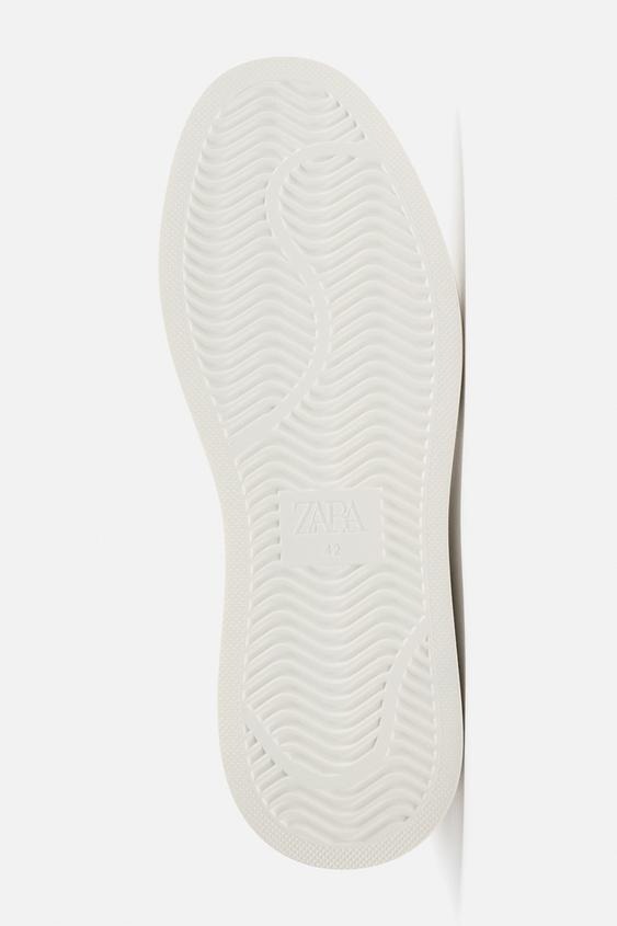 Giày Casual Chính Hãng - Giày sneaker Zara chính hãng Beige White Platform - 2248-620-102