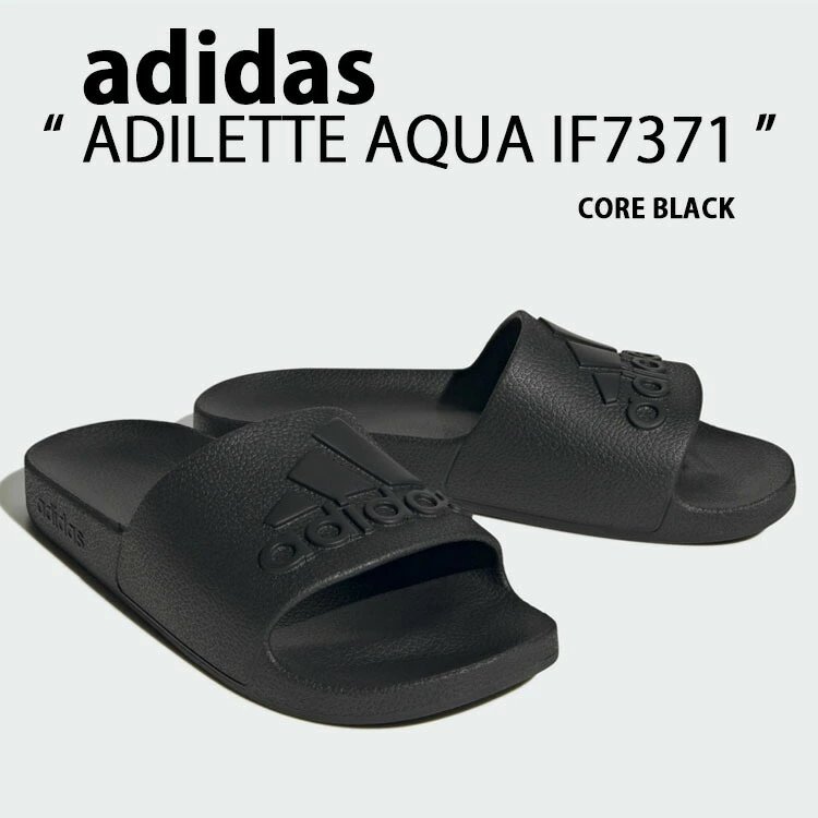 DÉP CHÍNH HÃNG - Adidas Adilette Aqua 2024 Shower Slides Black - IF7371