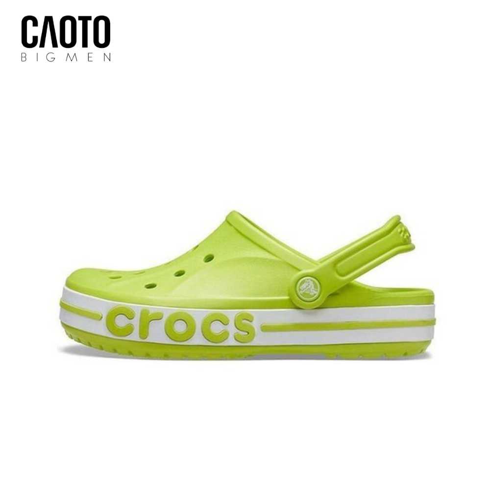 DÉP CHÍNH HÃNG - SỤC Crocs Bayaband Clog Green Yellow  - 205089-385