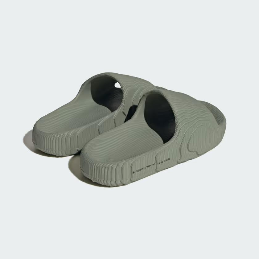 Dép Chính Hãng - Adidas Adilette 22 Slides ‘Silver Green’ - IG8264
