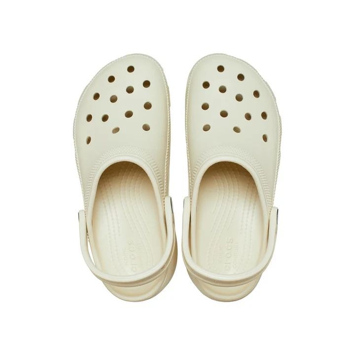 DÉP CHÍNH HÃNG - Sục Crocs Platform Classic Bone - 206750-2y2