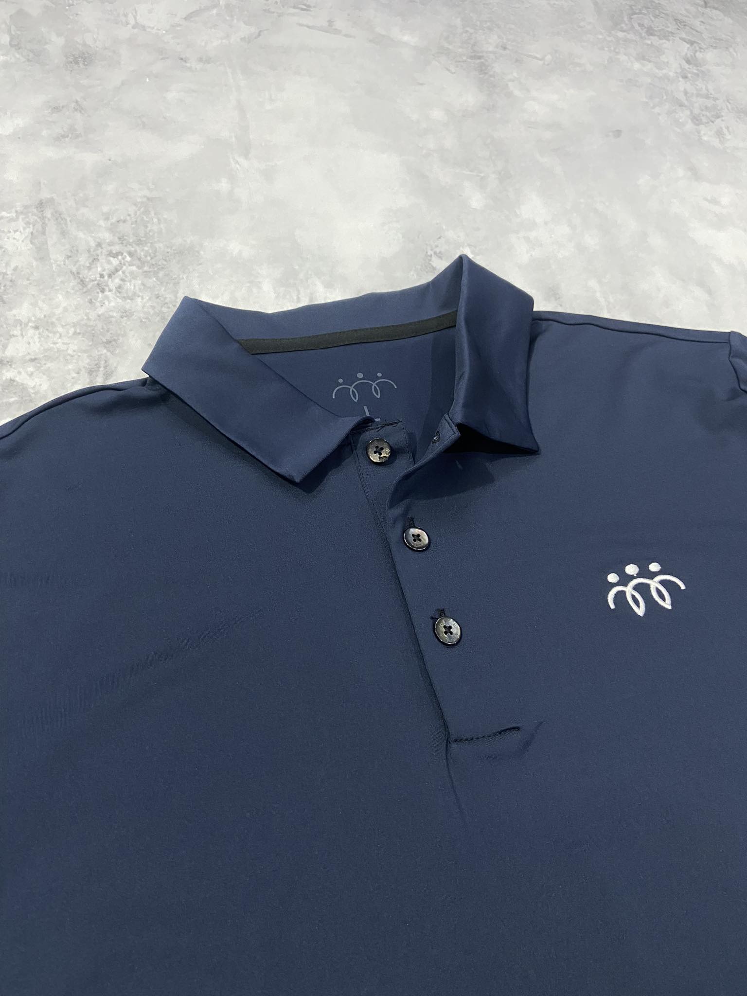 Áo Polo Chính Hãng - Nike Club Three People Màu Xanh Tím - PNF-031