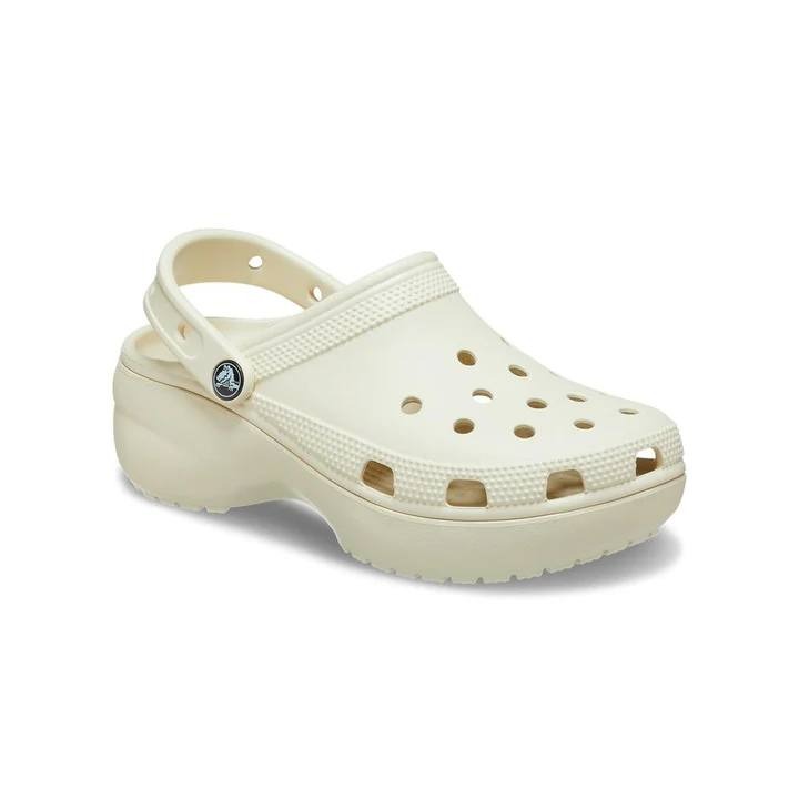 DÉP CHÍNH HÃNG - Sục Crocs Platform Classic Bone - 206750-2y2