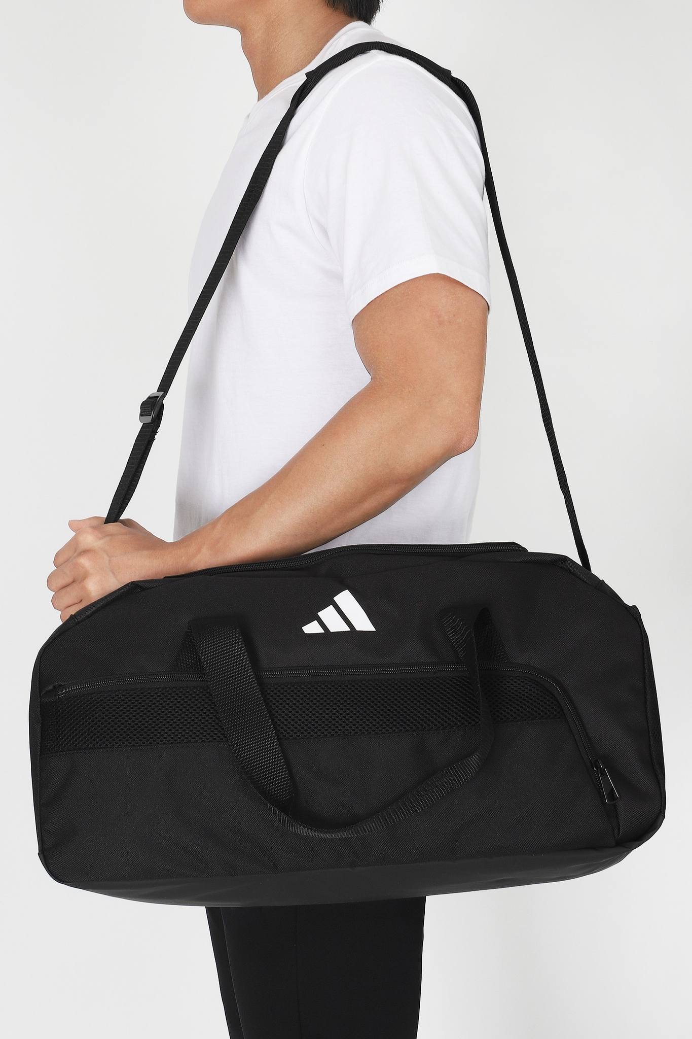 PHỤ KIỆN CHÍNH HÃNG - Túi Trống Adidas Tiro League Duffel Bag Small - Black - HS9752