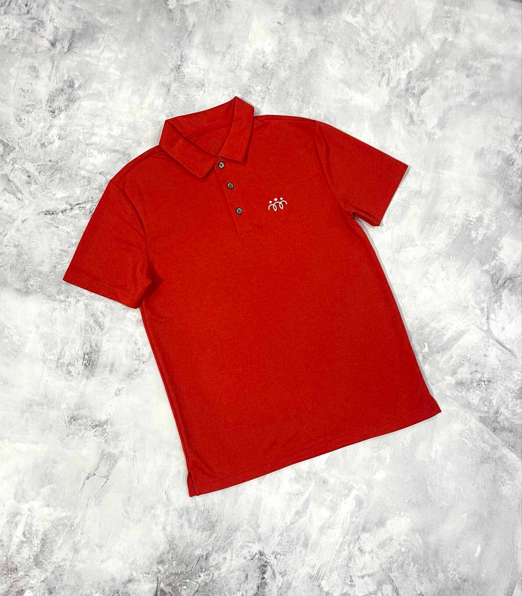 Áo Polo Chính Hãng - Nike Basic Three People Đỏ Tươi - NI018