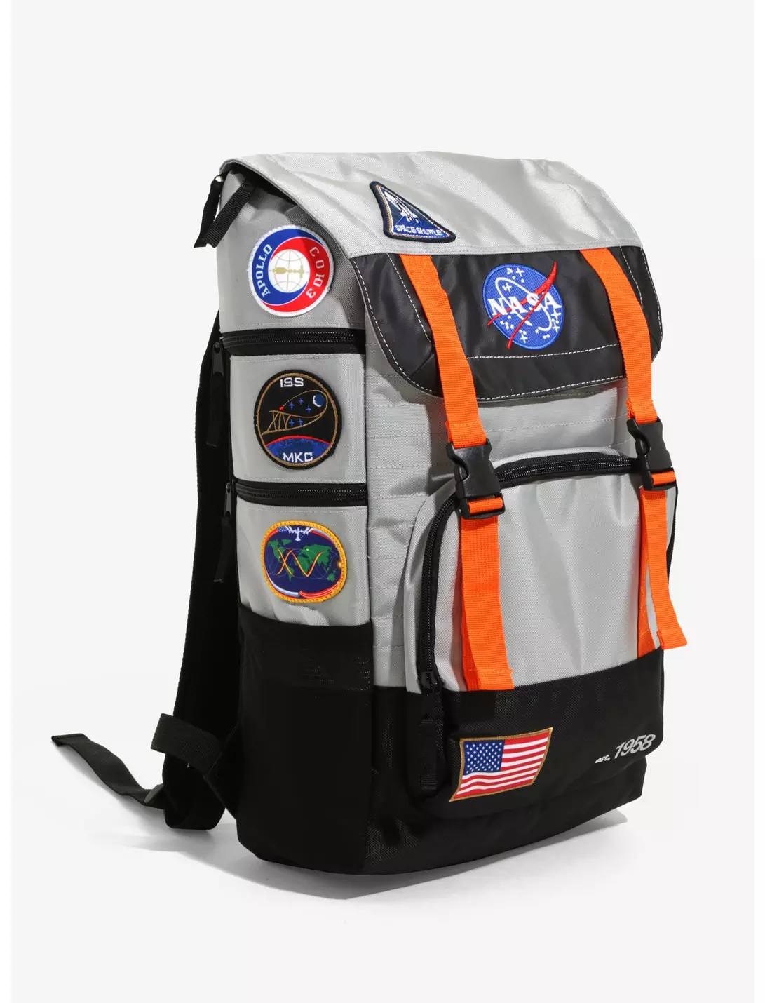 PHỤ KIỆN CHÍNH HÃNG - Balo NASA USA Patched Flight Built-Up Backpack - 11364806