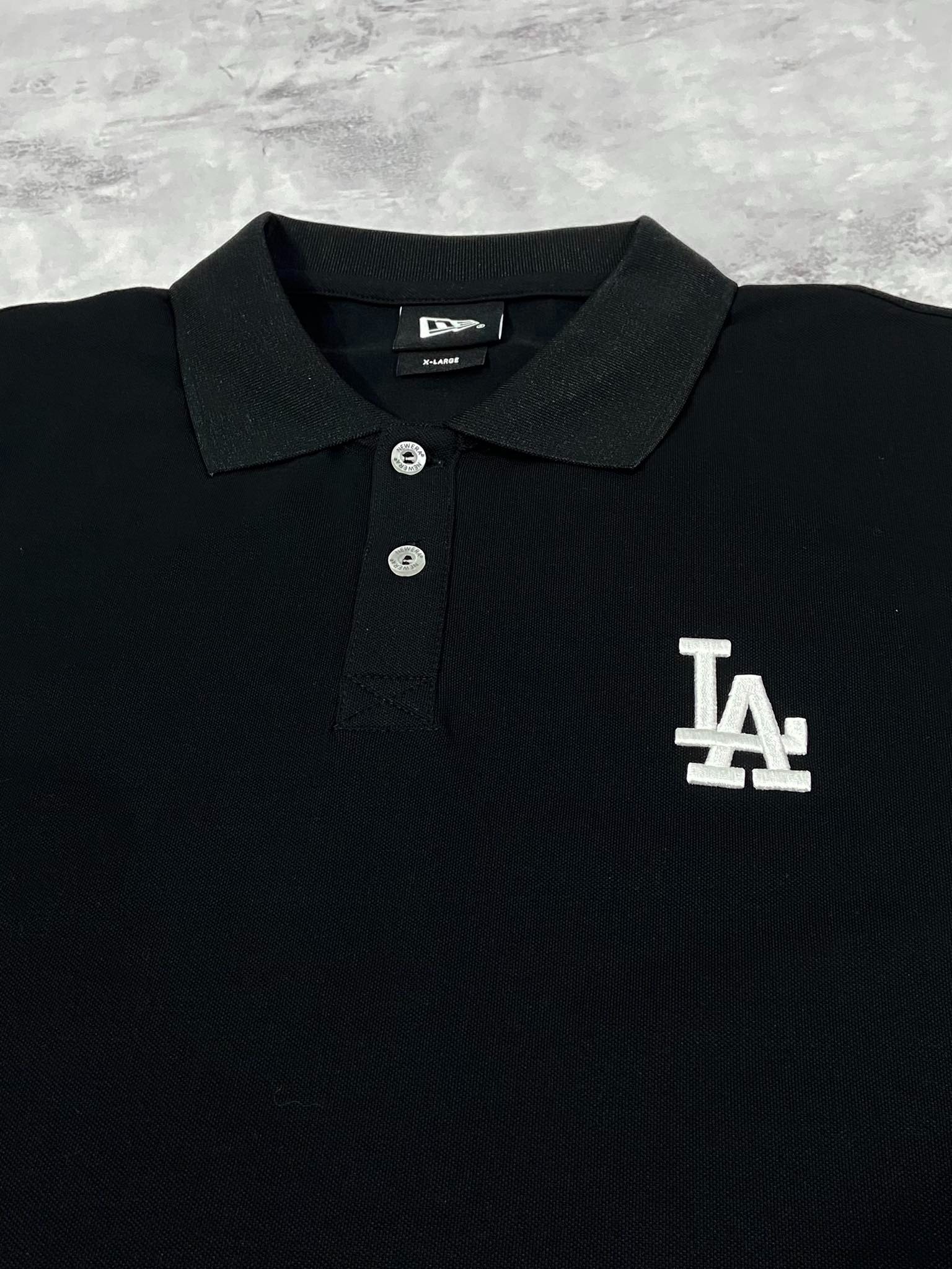 Áo Polo Chính Hãng - New Era Polo LA Basic Black - 13280344