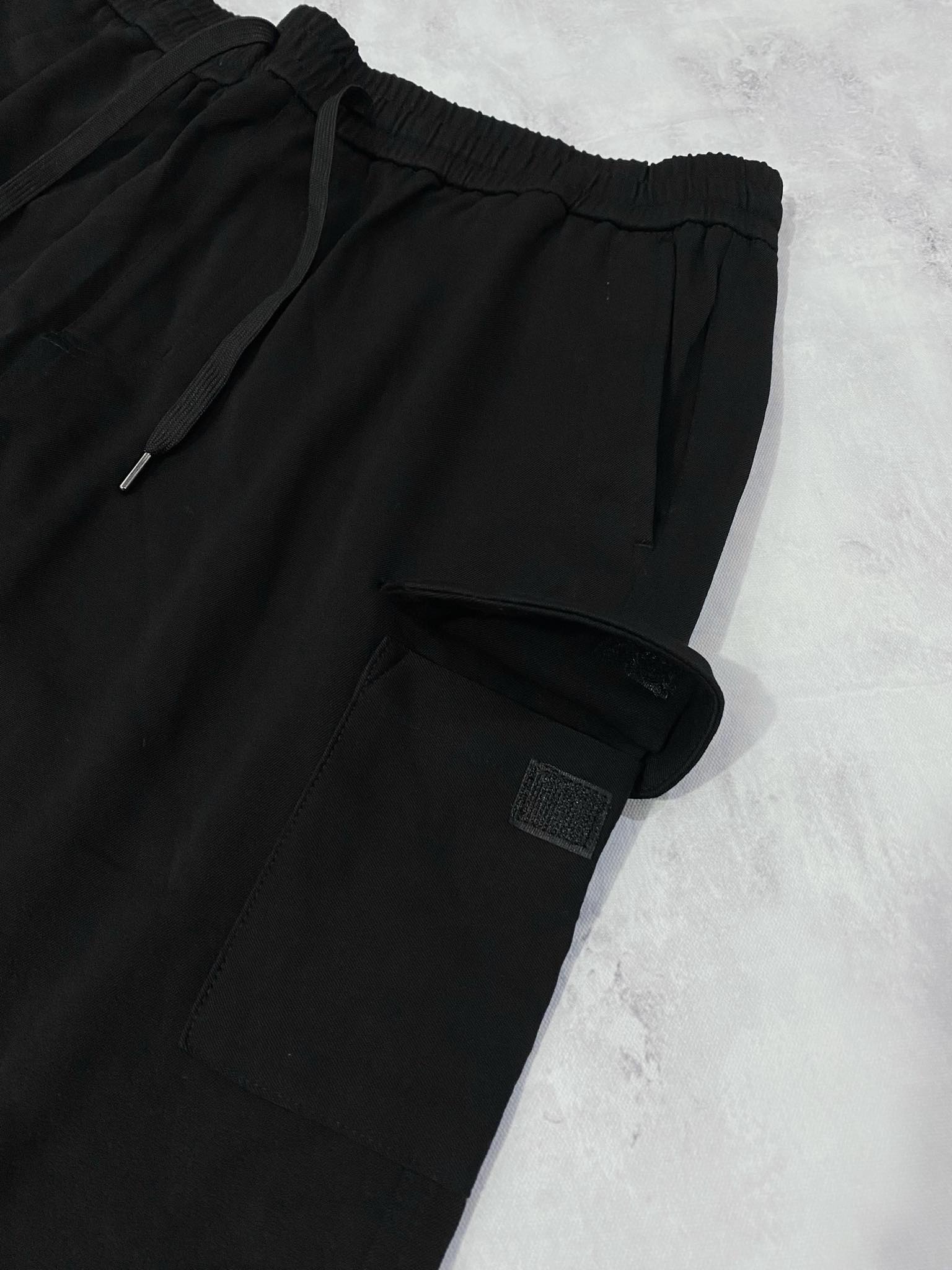 Quần Shorts Chính Hãng - Polham Short Cargo Túi Hộp Khaki 'Black - SPH-010