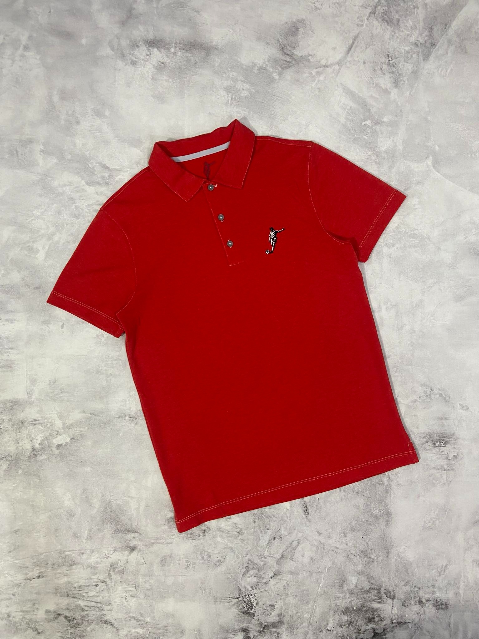 Áo Polo Chính Hãng - Nike Club Logo Football Đỏ - PNF-006