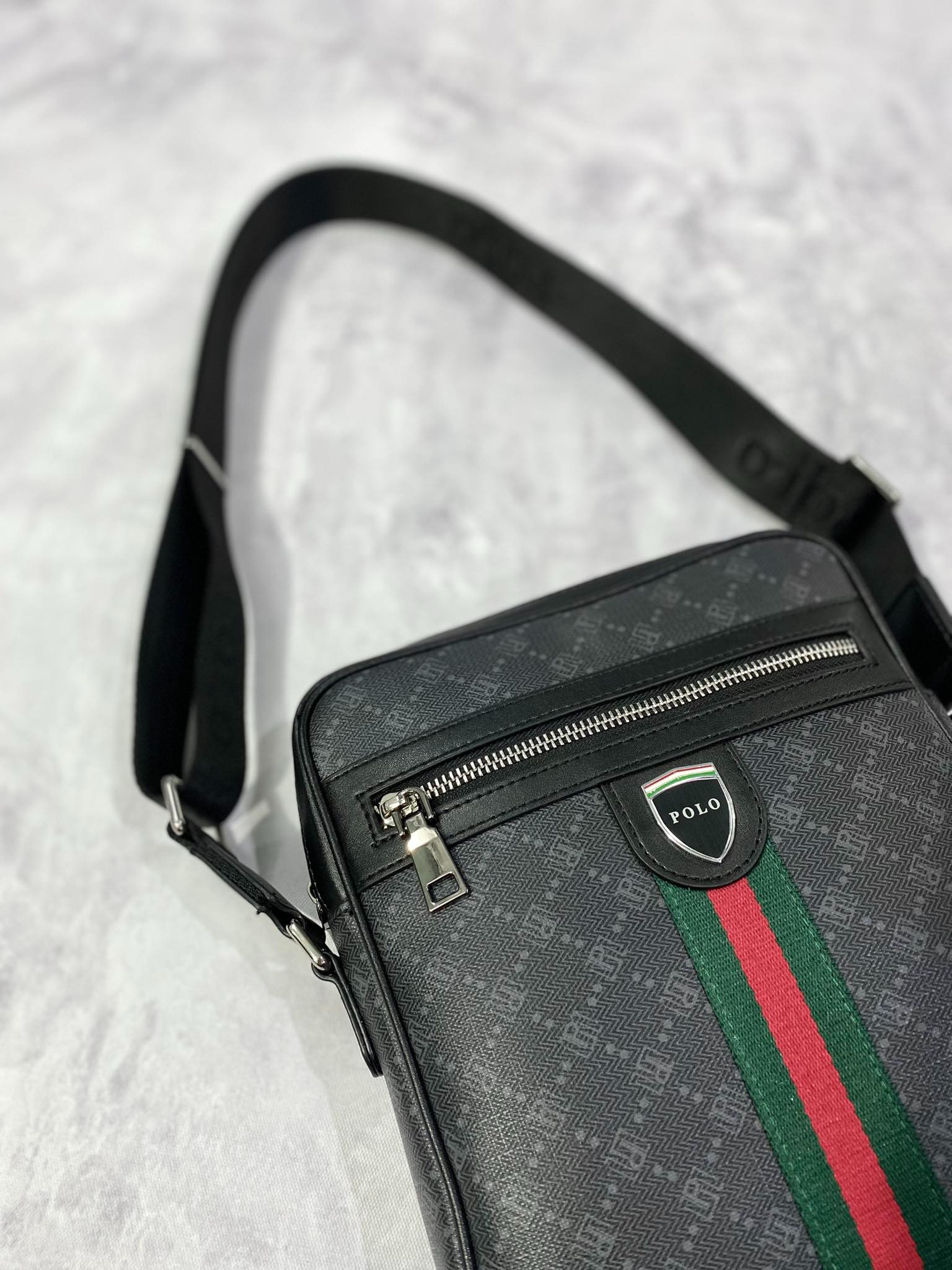 Phụ Kiện Chính Hãng - Túi Chéo Nam Polo 'Black' - 043591