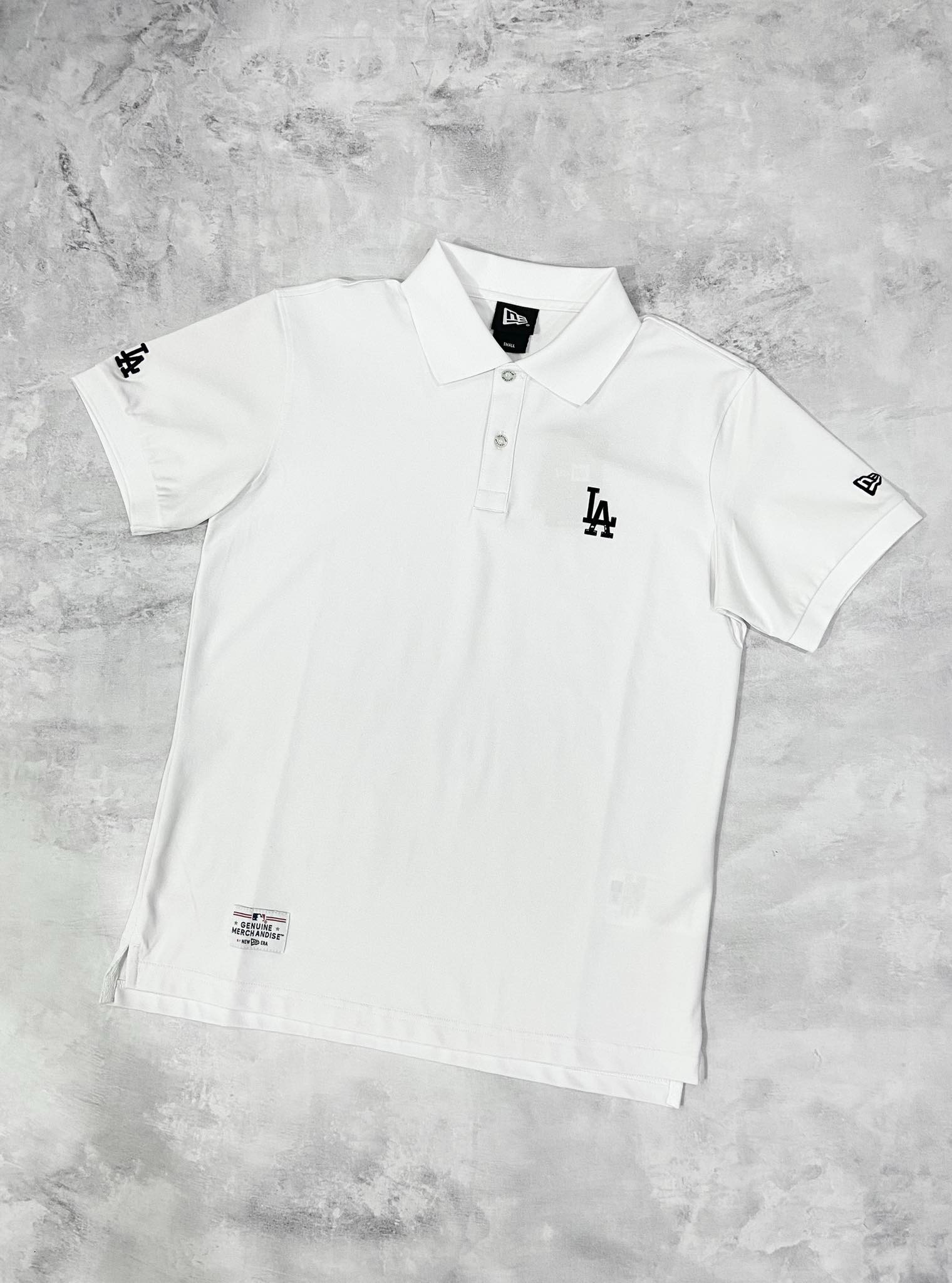 Áo Polo Chính Hãng - Áo Polo New Era LA Trắng - 13718752