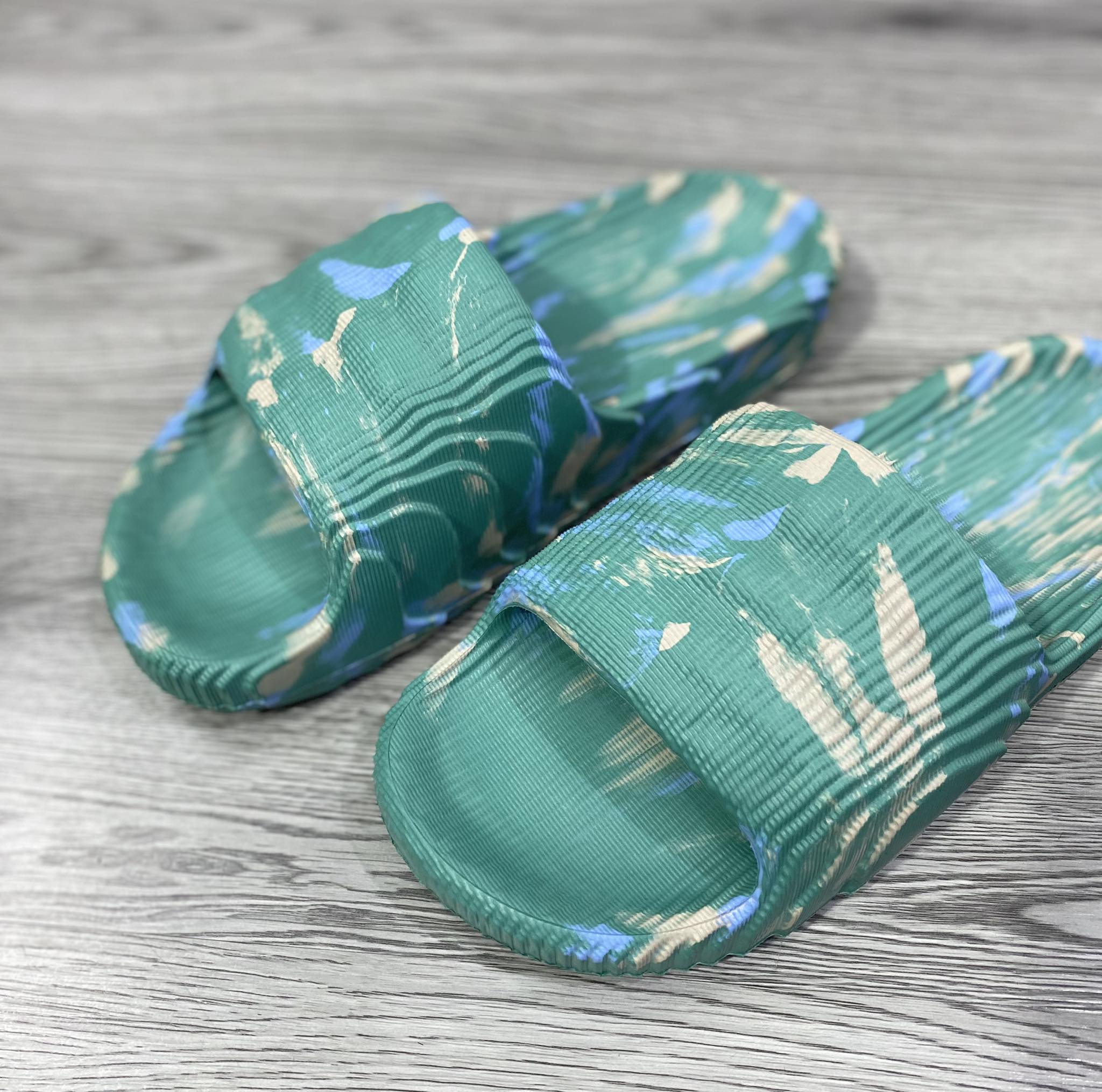 Dép Chính Hãng - Adidas Adilette 22 ''Xanh Lá Vẩy Sơn''  - IF3660