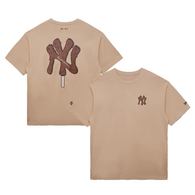 Áo Tshirts Chính Hãng - Áo Thun New Era Que Kem NY Nâu - 14341297